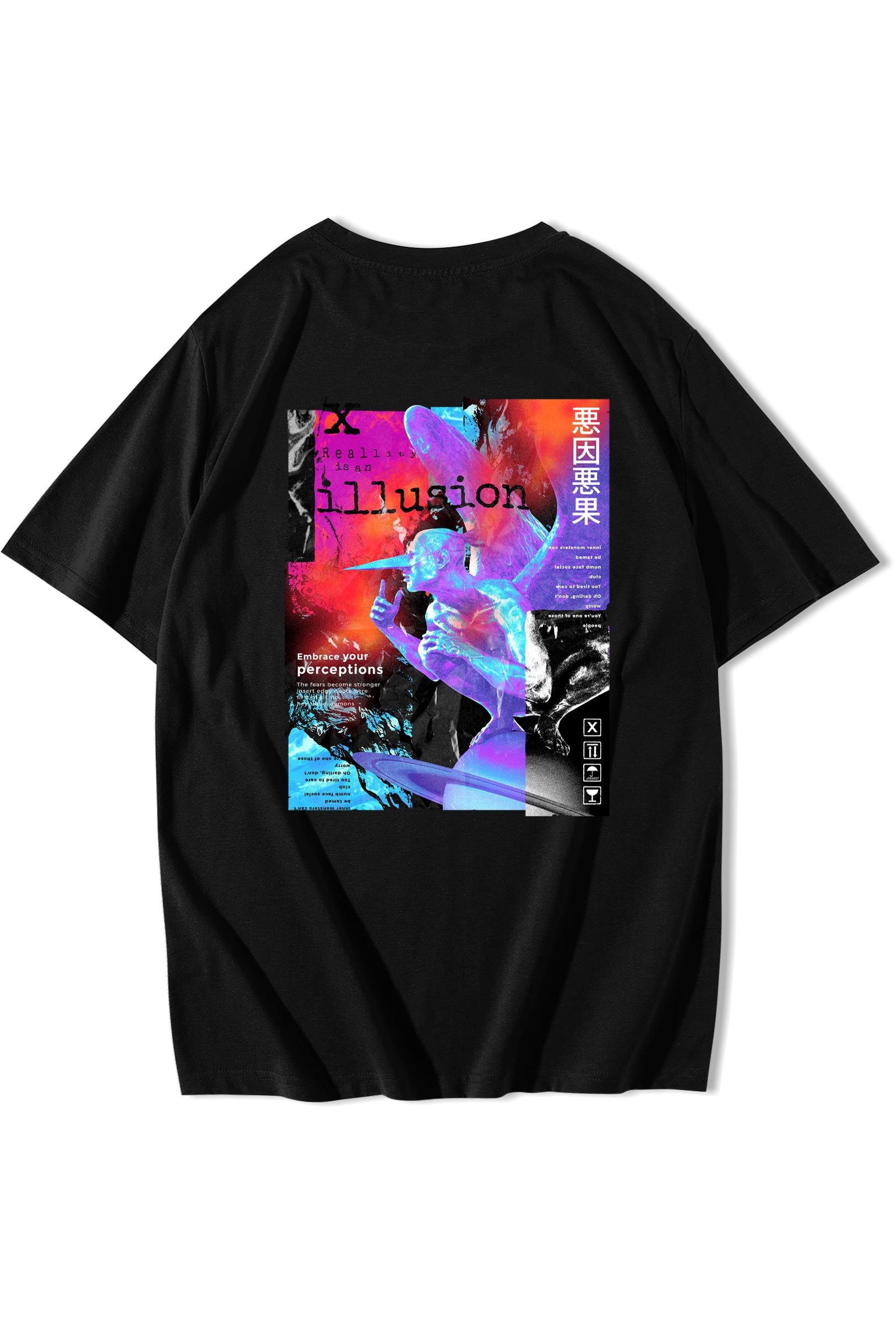 BRZ Collection Unisex Oversize Illusion T-shirt