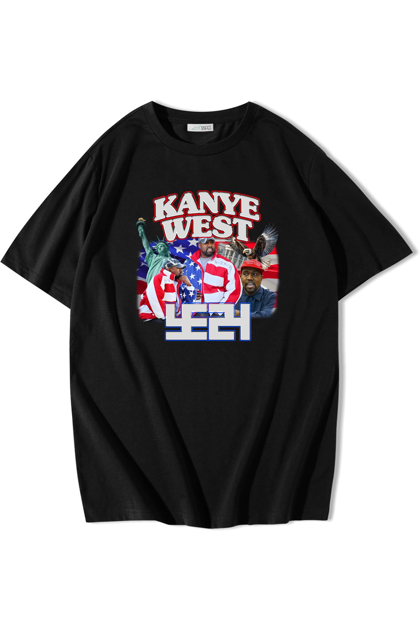 BRZ Collection Unisex Oversize Kanye West T-shirt