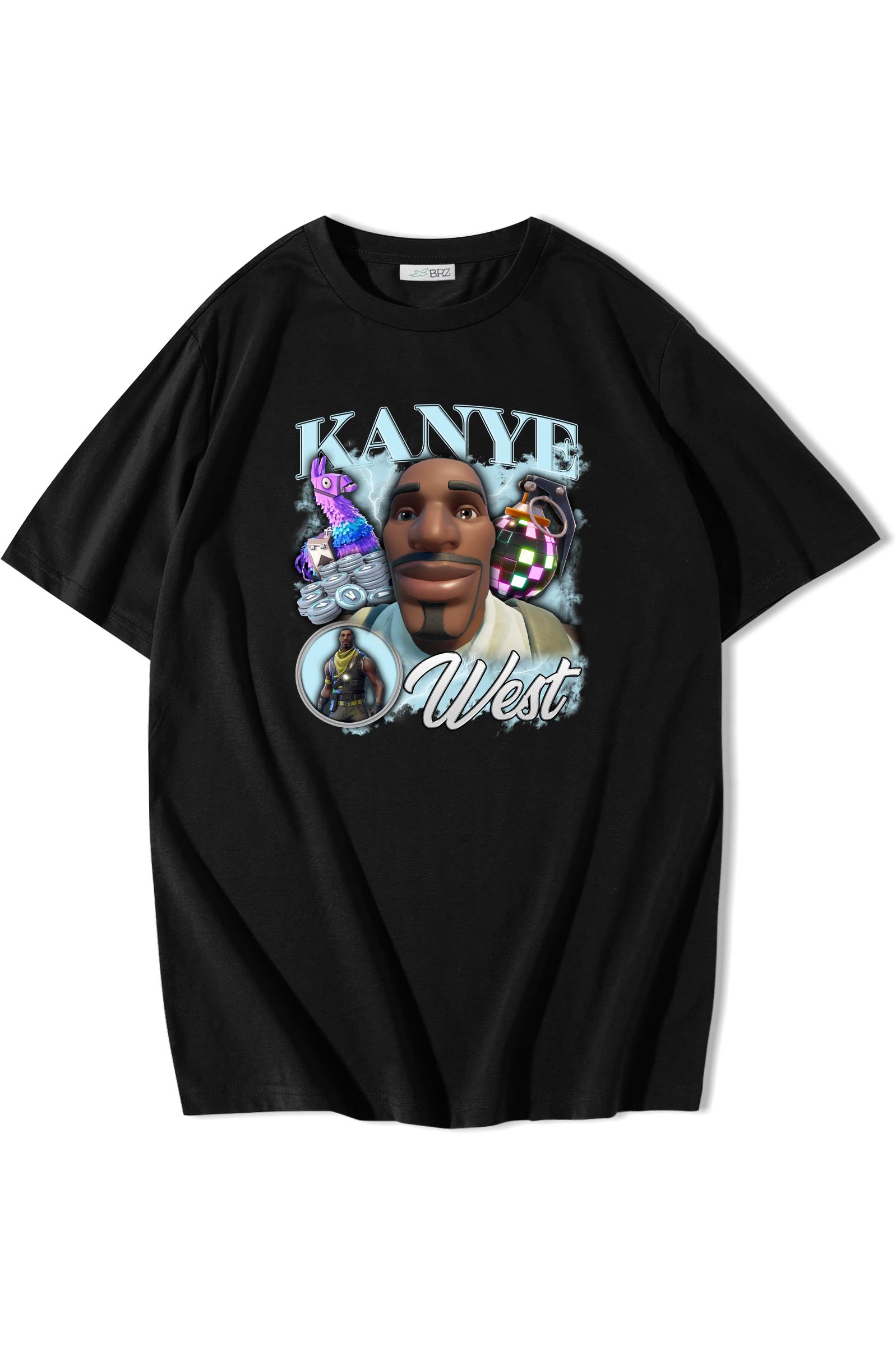 BRZ Collection Unisex Oversize Kanye West T-shirt