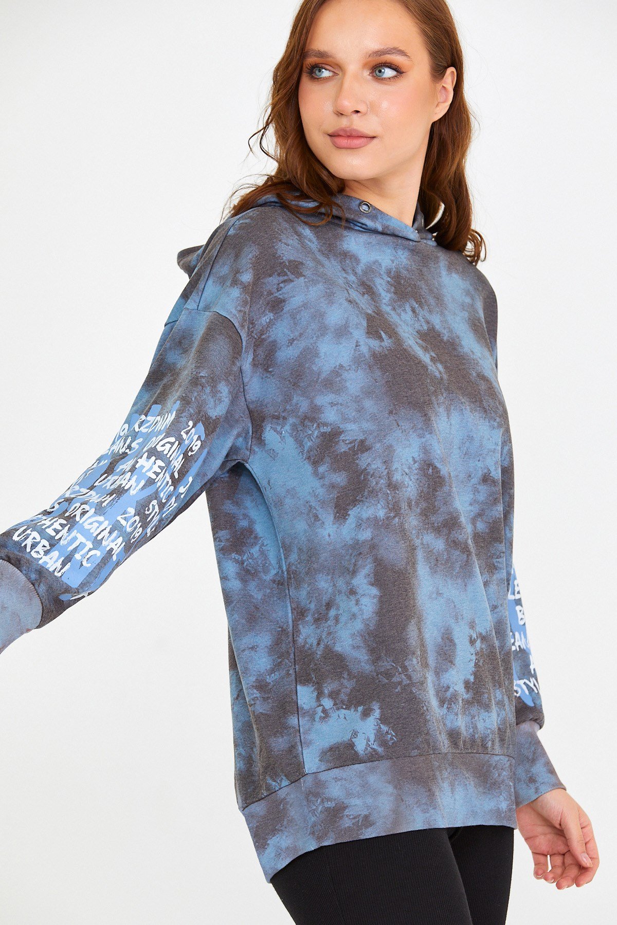 BRZ Collection Unisex Oversize Kapüşonlu Sweatshirt