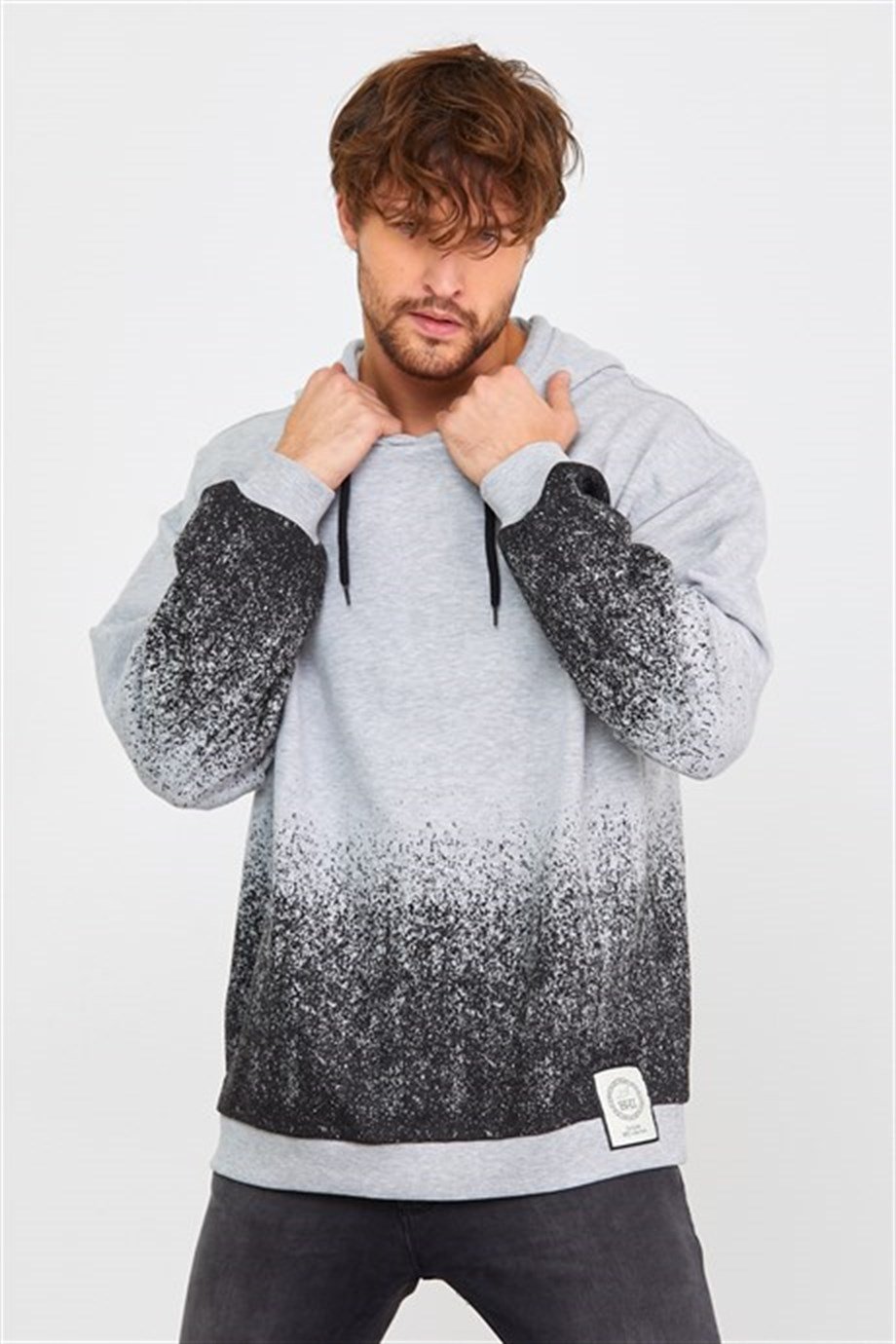 BRZ Collection Unisex Oversize Kapüşonlu Sweatshirt