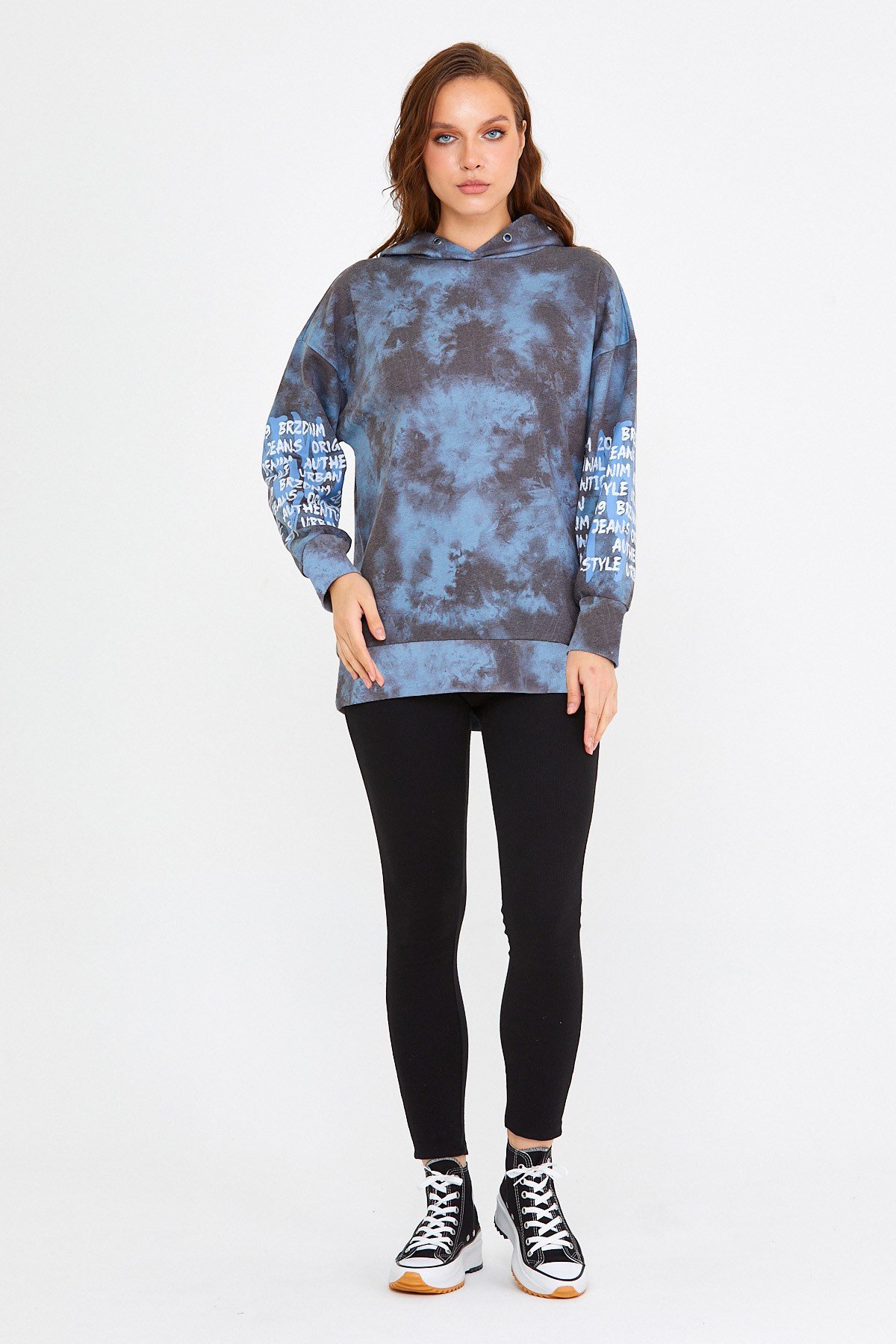 BRZ Collection Unisex Oversize Kapüşonlu Sweatshirt
