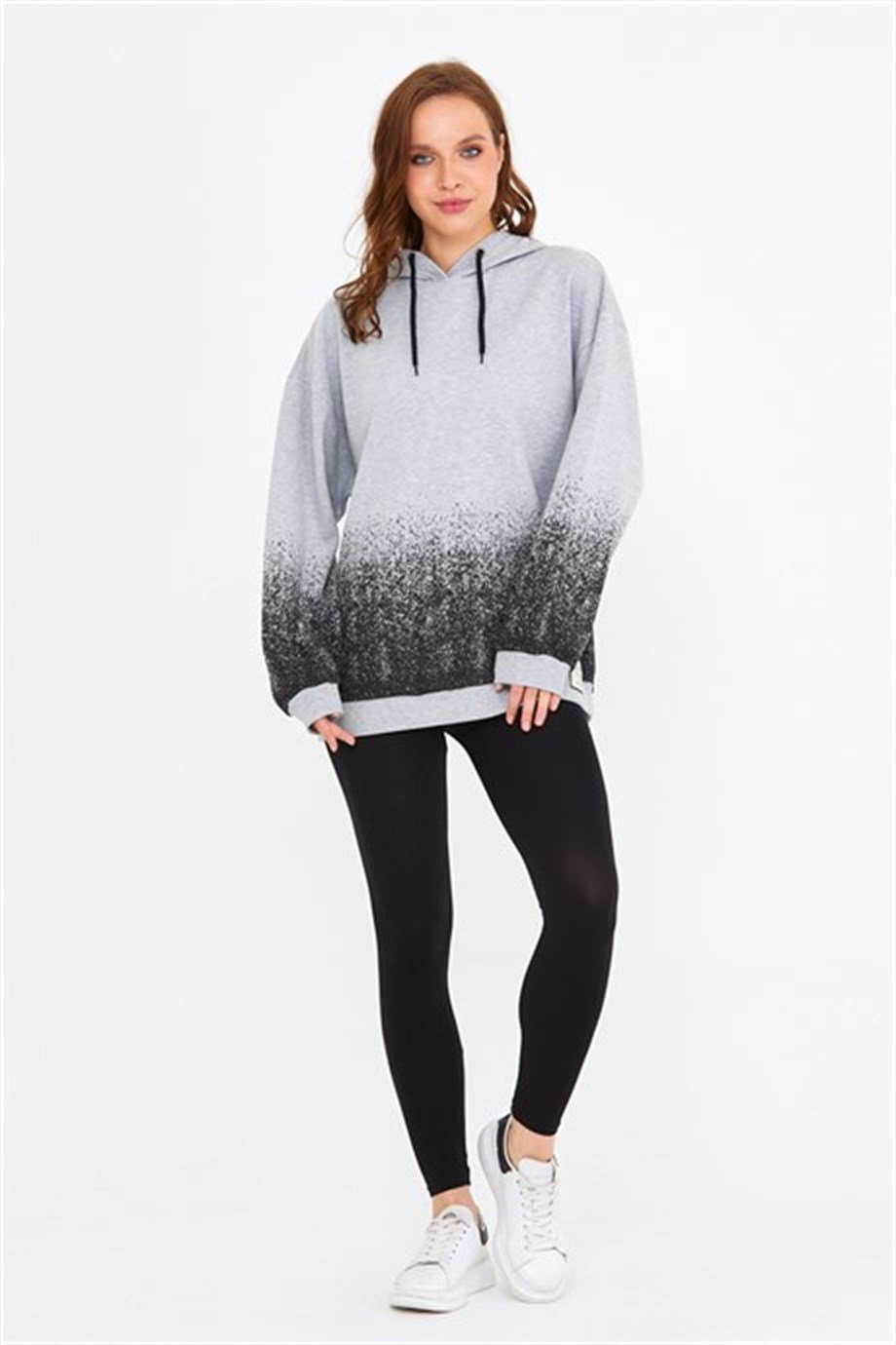 BRZ Collection Unisex Oversize Kapüşonlu Sweatshirt