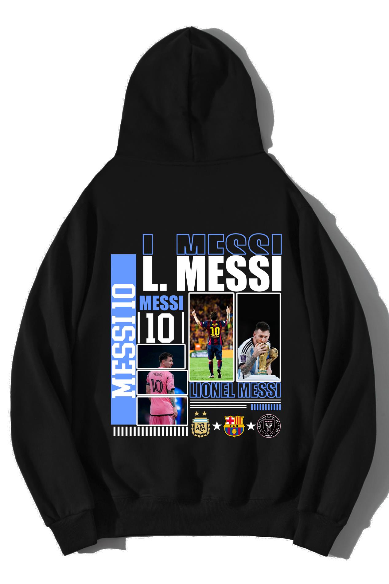 BRZ Collection Unisex Oversize Lionel Messi Hoodie