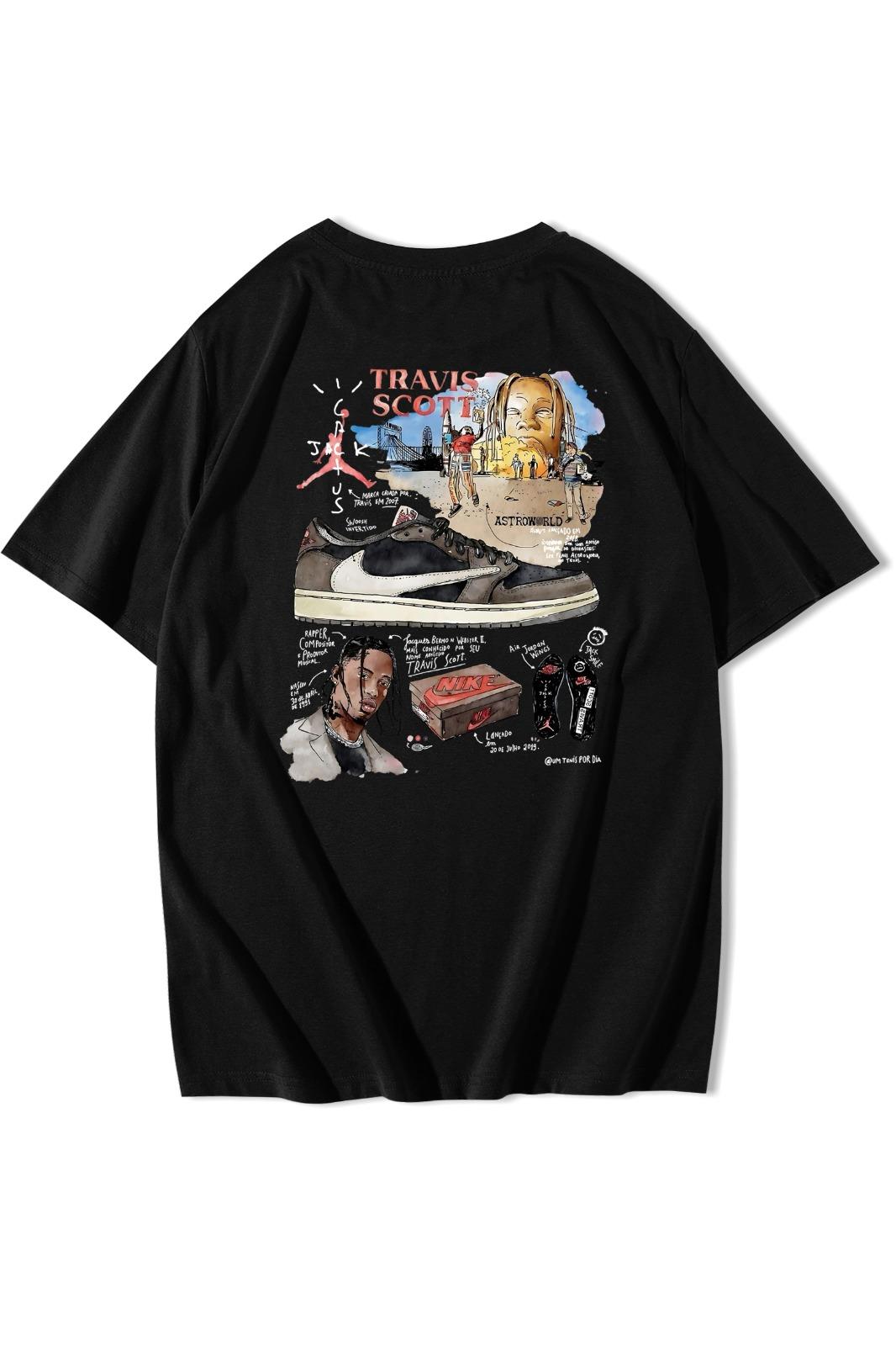 BRZ Collection Unisex Oversize Look Mom I Can Fly Travis Scott Astroworld T-shirt