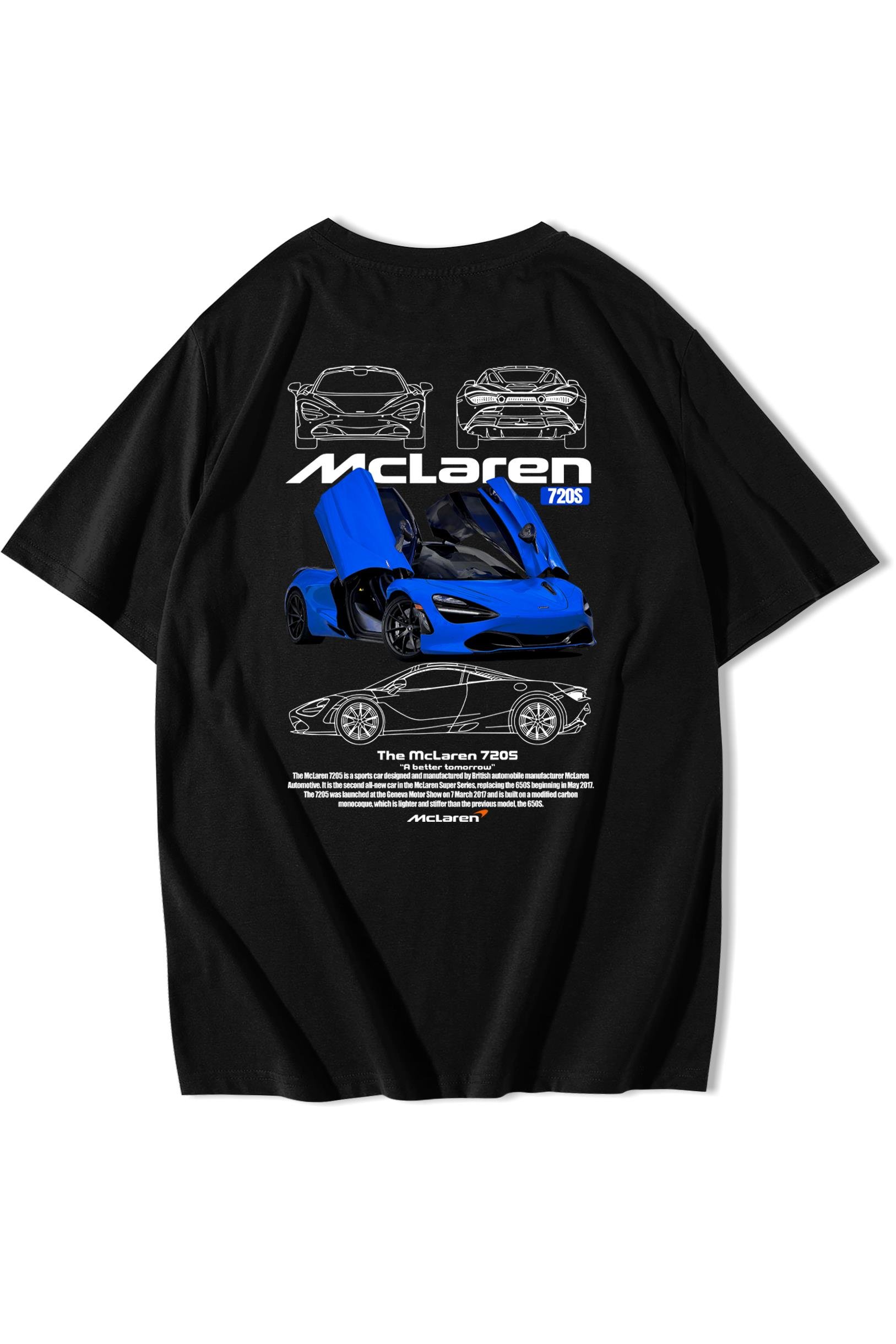 BRZ Collection Unisex Oversize McLaren 7205 T-shirt