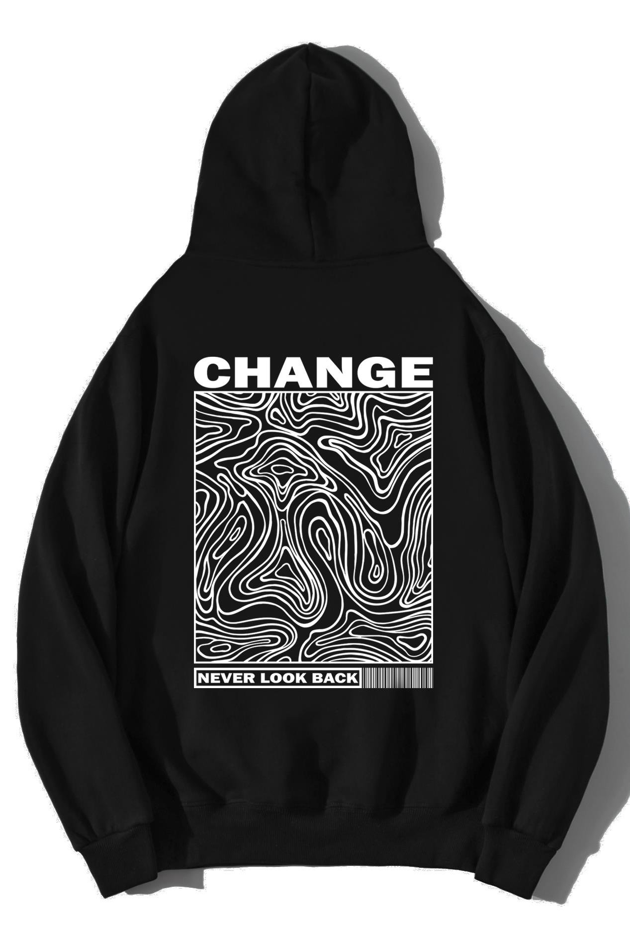 BRZ Collection Unisex Oversize Never Look Back Hoodie