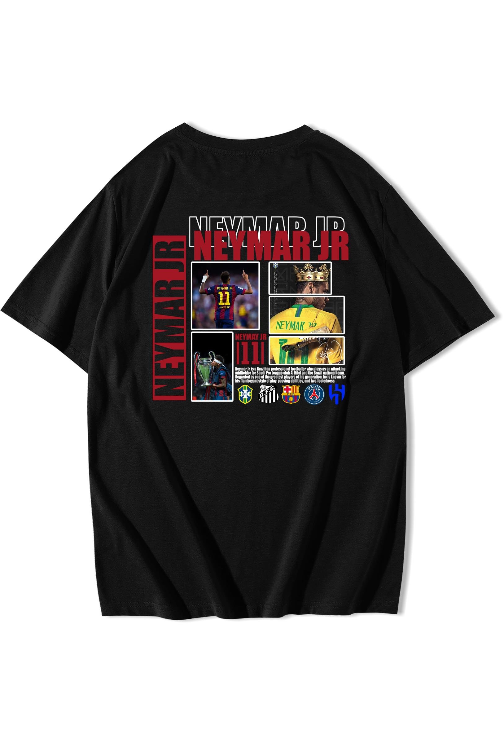 BRZ Collection Unisex Oversize Neymar JR T-shirt