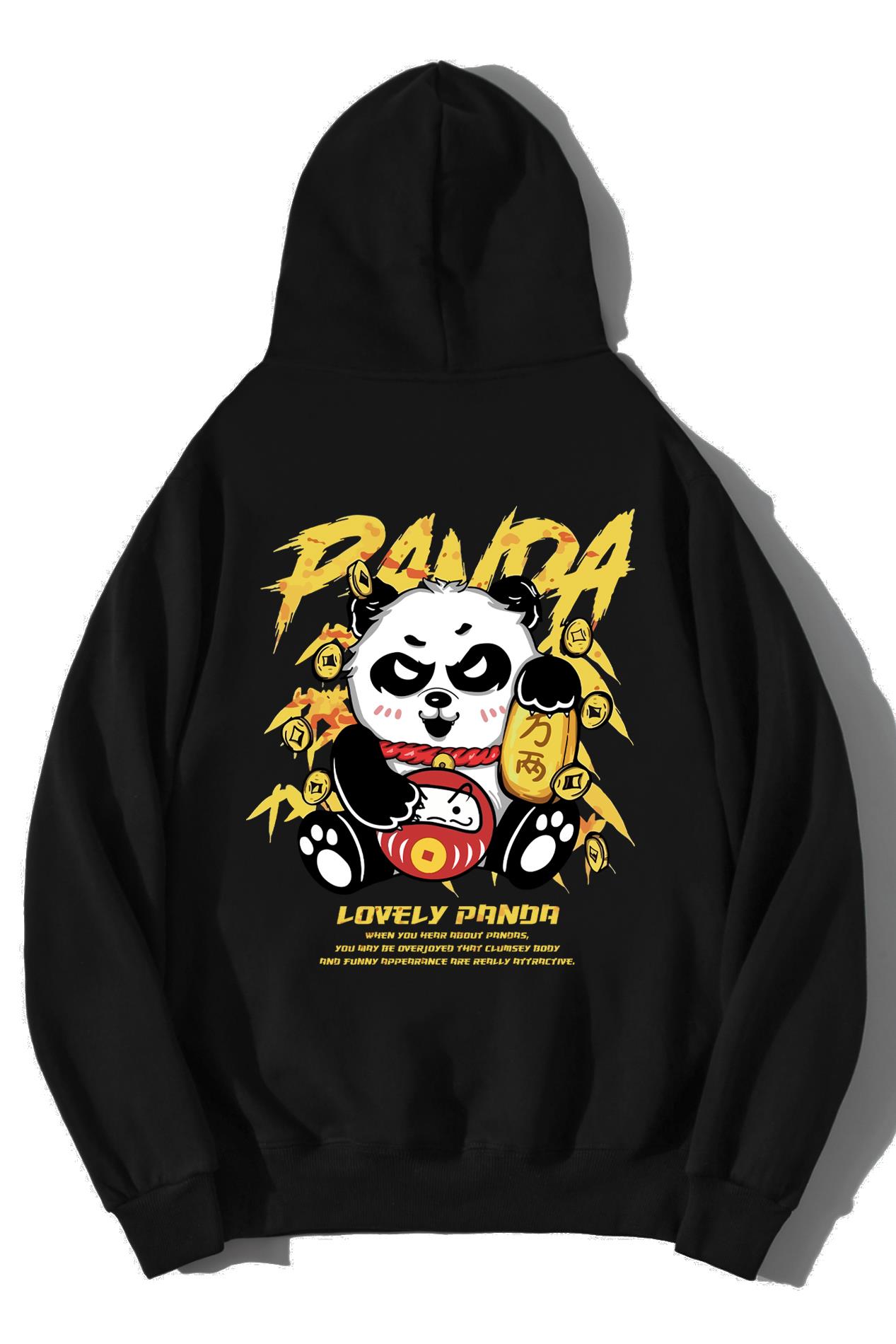 BRZ Collection Unisex Oversize Panda Hoodie