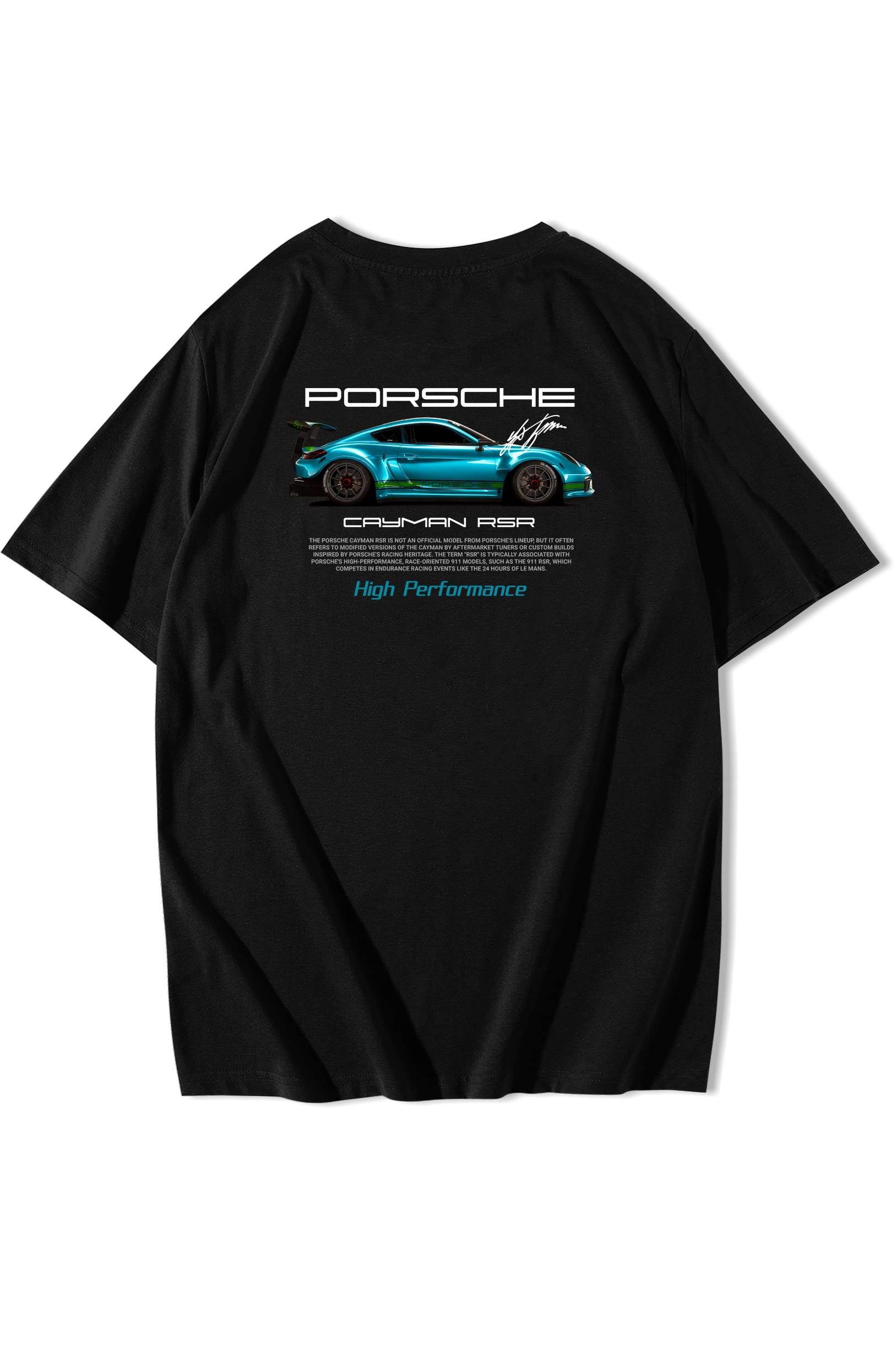BRZ Collection Unisex Oversize Porsche Cayman RSR T-shirt