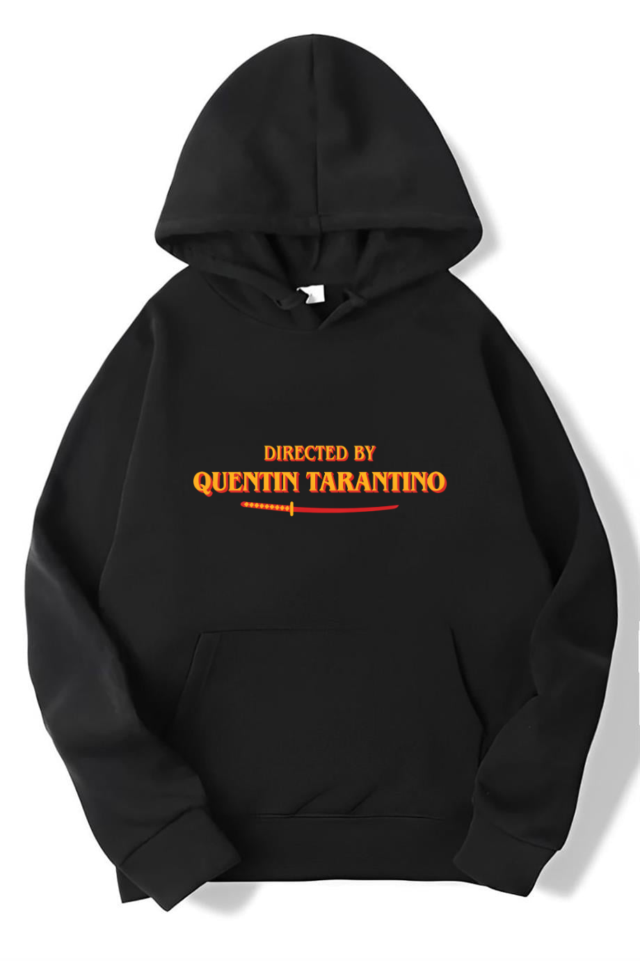 BRZ Collection Unisex Oversize Quentin Tarantino Hoodie Siyah