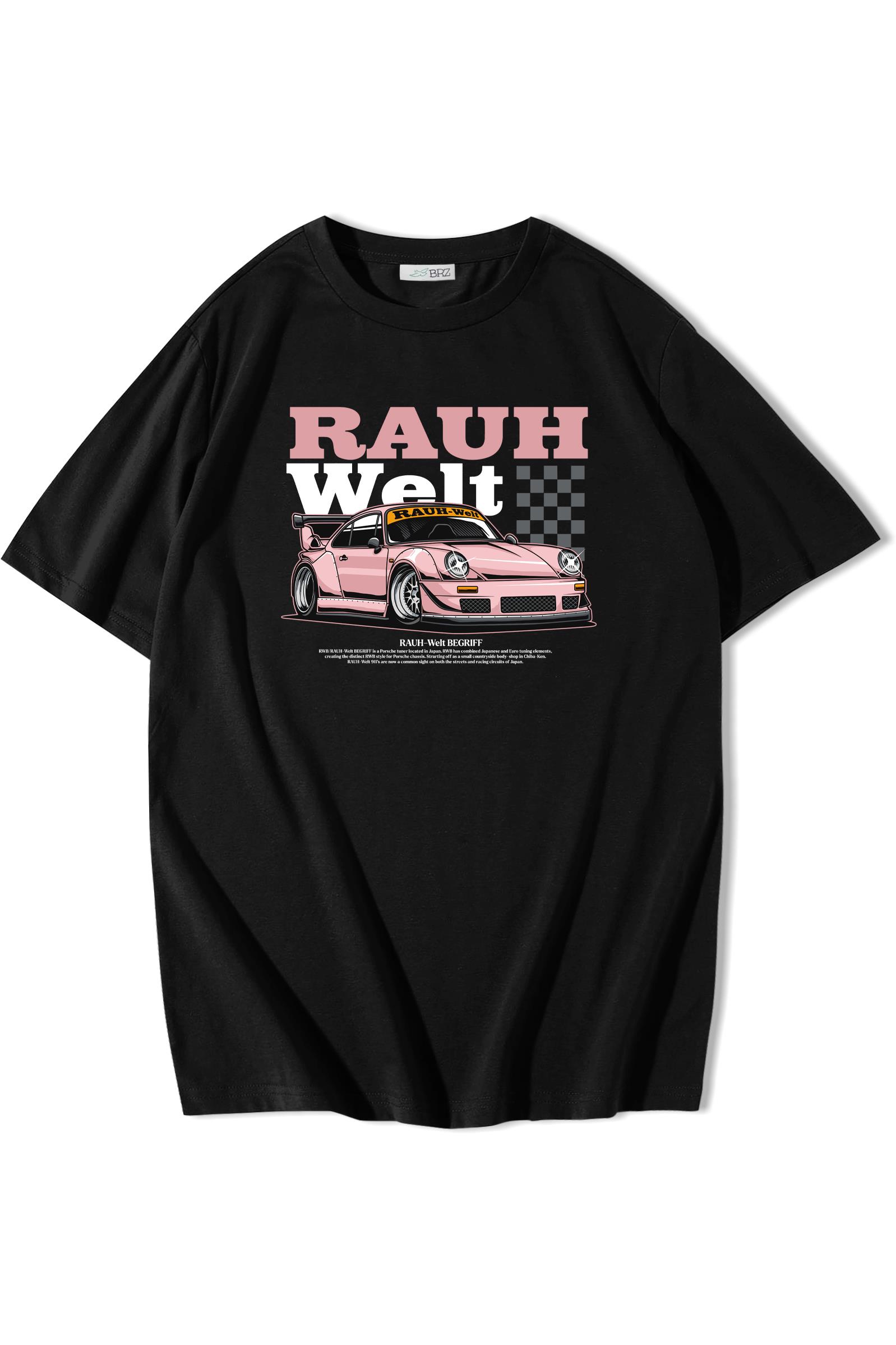 BRZ Collection Unisex Oversize RAUH-Welt Porsche T-shirt