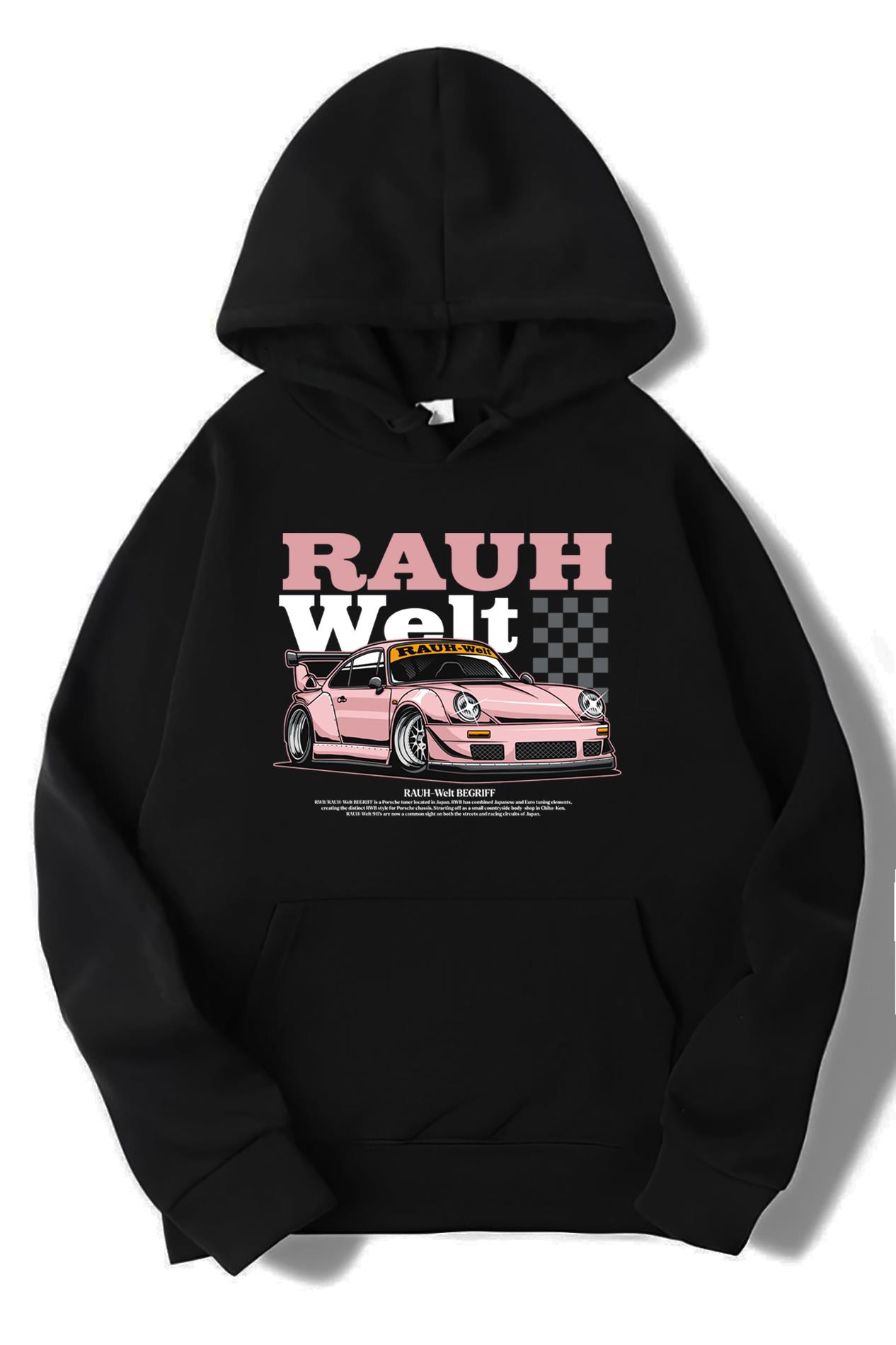 BRZ Collection Unisex Oversize RAUH-Welt Porsche Hoodie