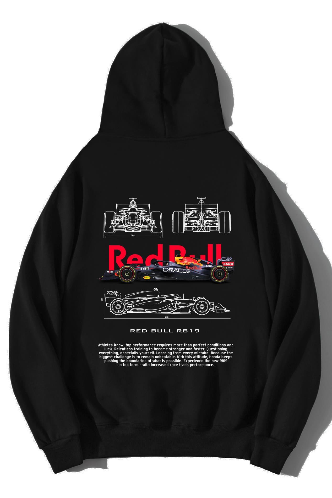 BRZ Collection Unisex Oversize Redbull RB19 Hoodie