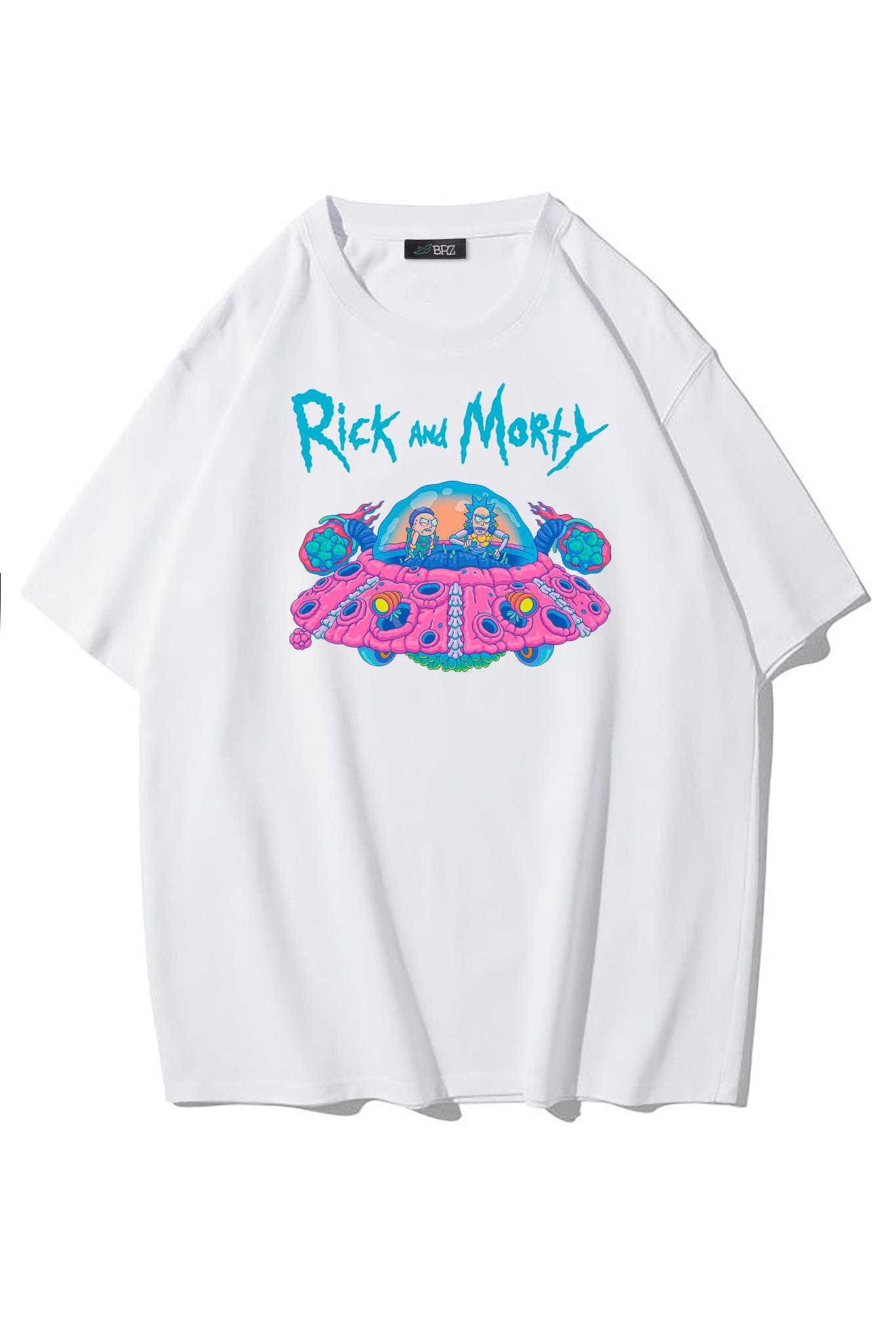 BRZ Collection Unisex Oversize Rick and Morty T-shirt