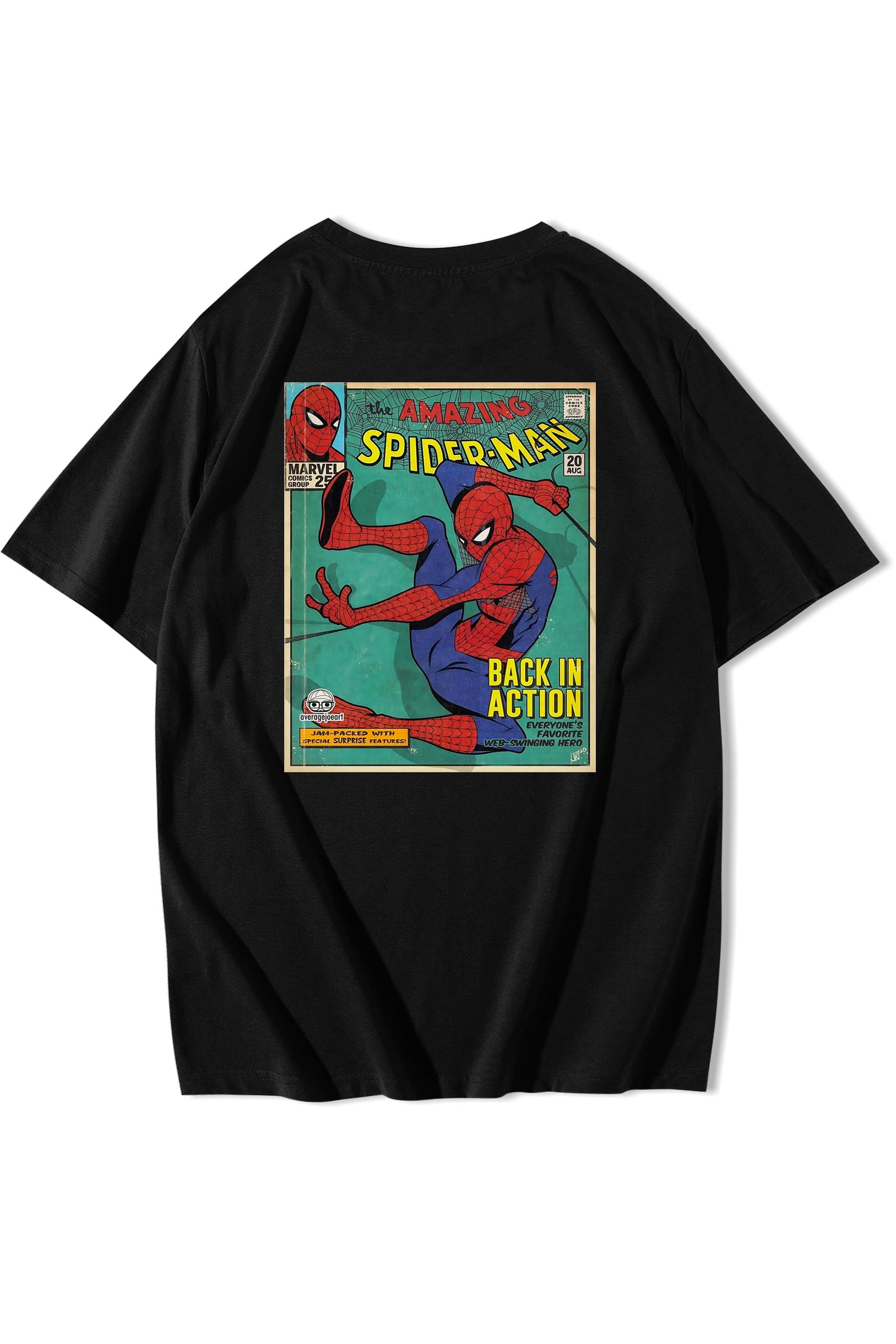 BRZ Collection Unisex Oversize Spider-Man T-shirt