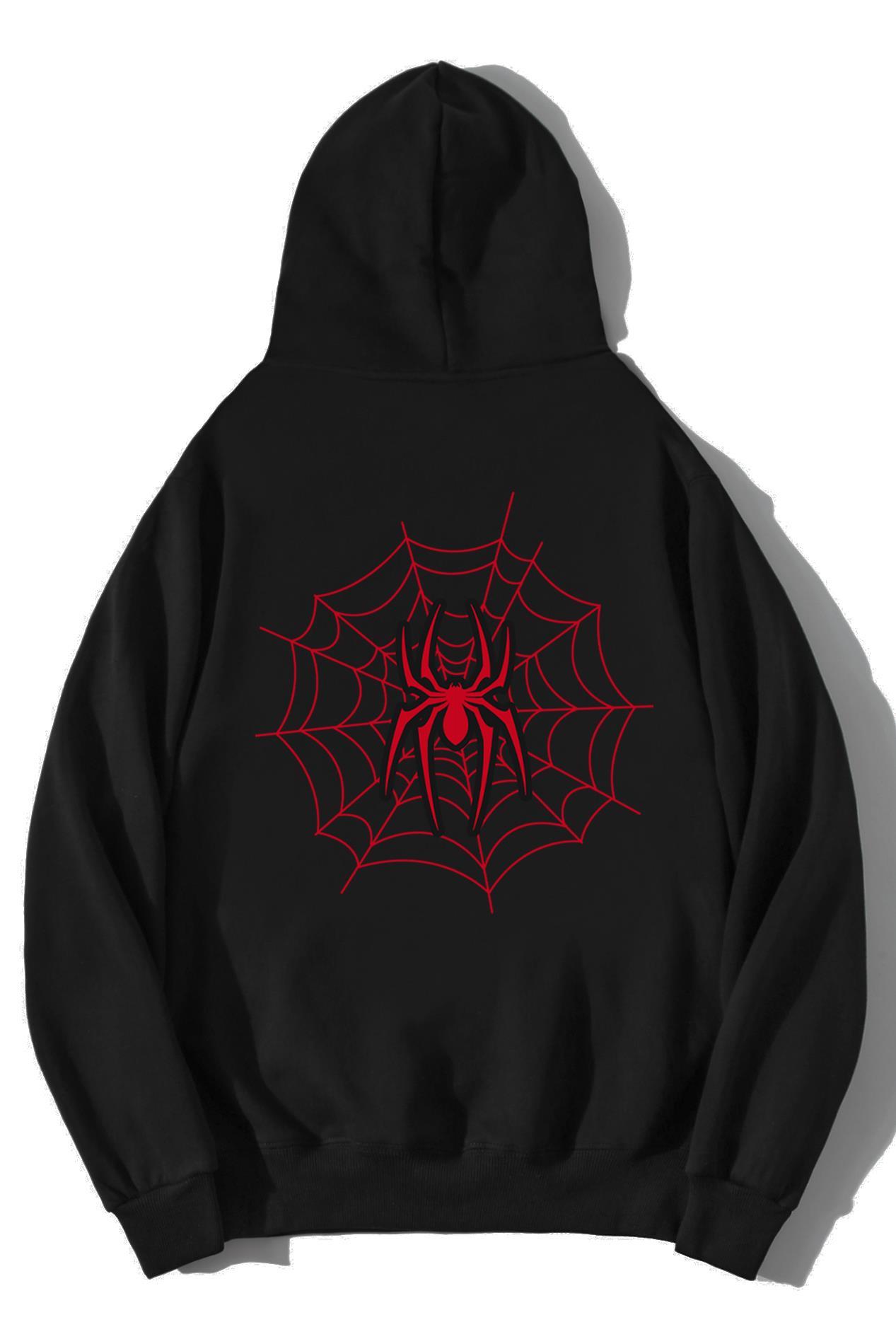 BRZ Collection Unisex Oversize Spider Hoodie