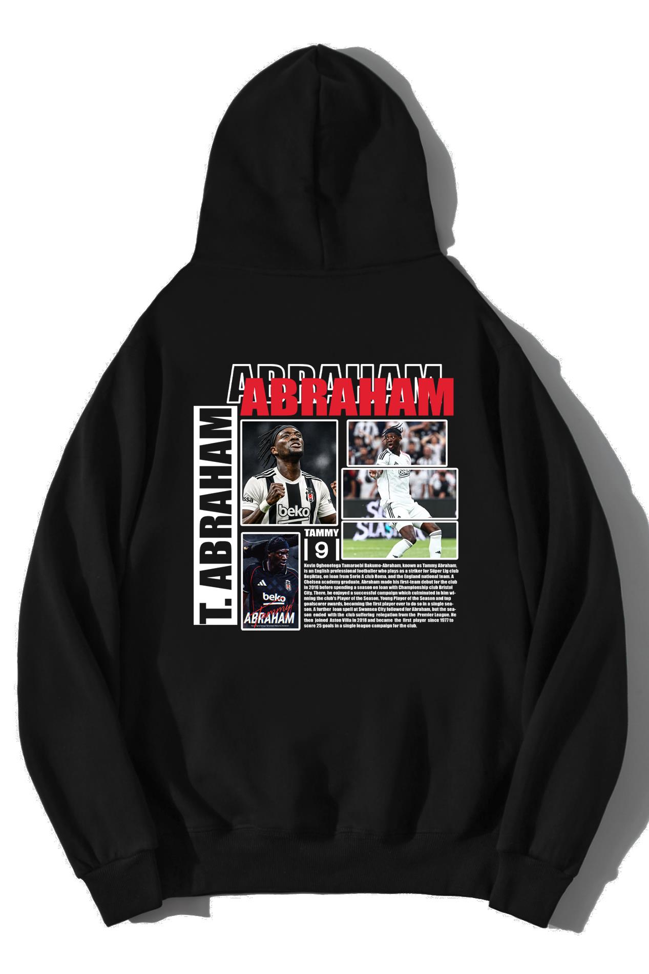 BRZ Collection Unisex Oversize Tammy Abraham Hoodie Siyah