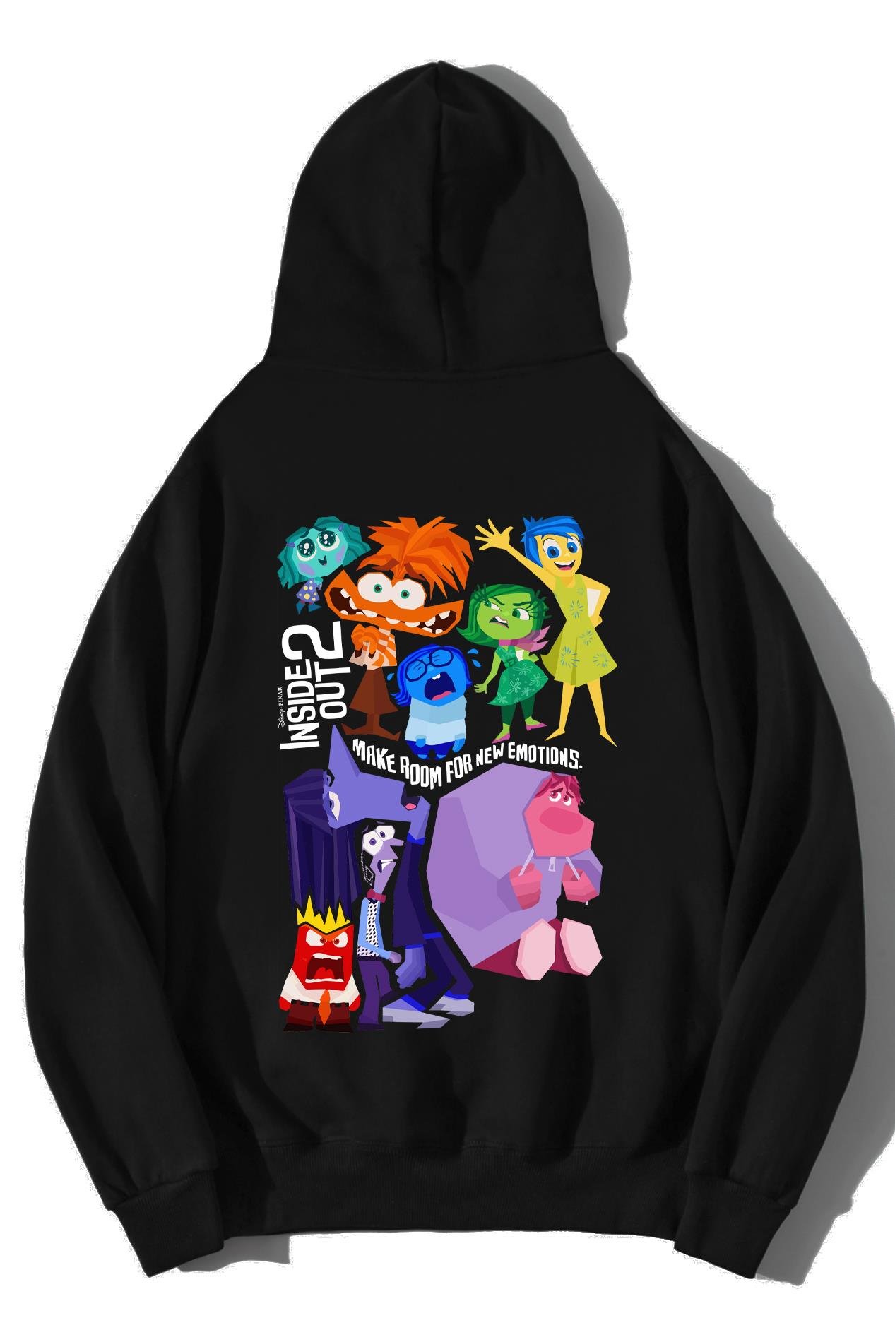 BRZ Collection Unisex Oversize Ters Yüz Make Room For New Emotions Hoodie
