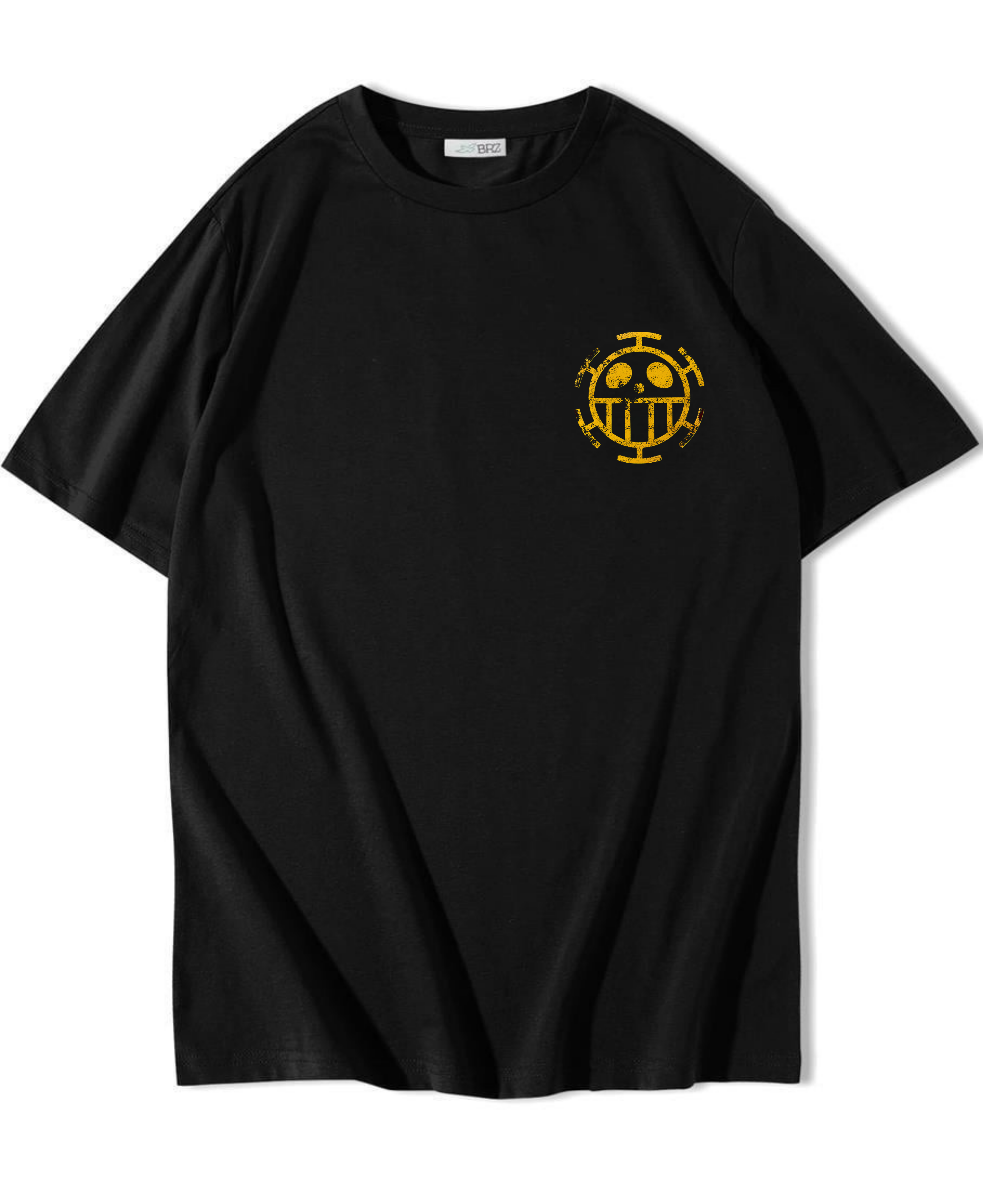 BRZ Collection Unisex Oversize Trafalgar Low-One Piece T-shirt Siyah