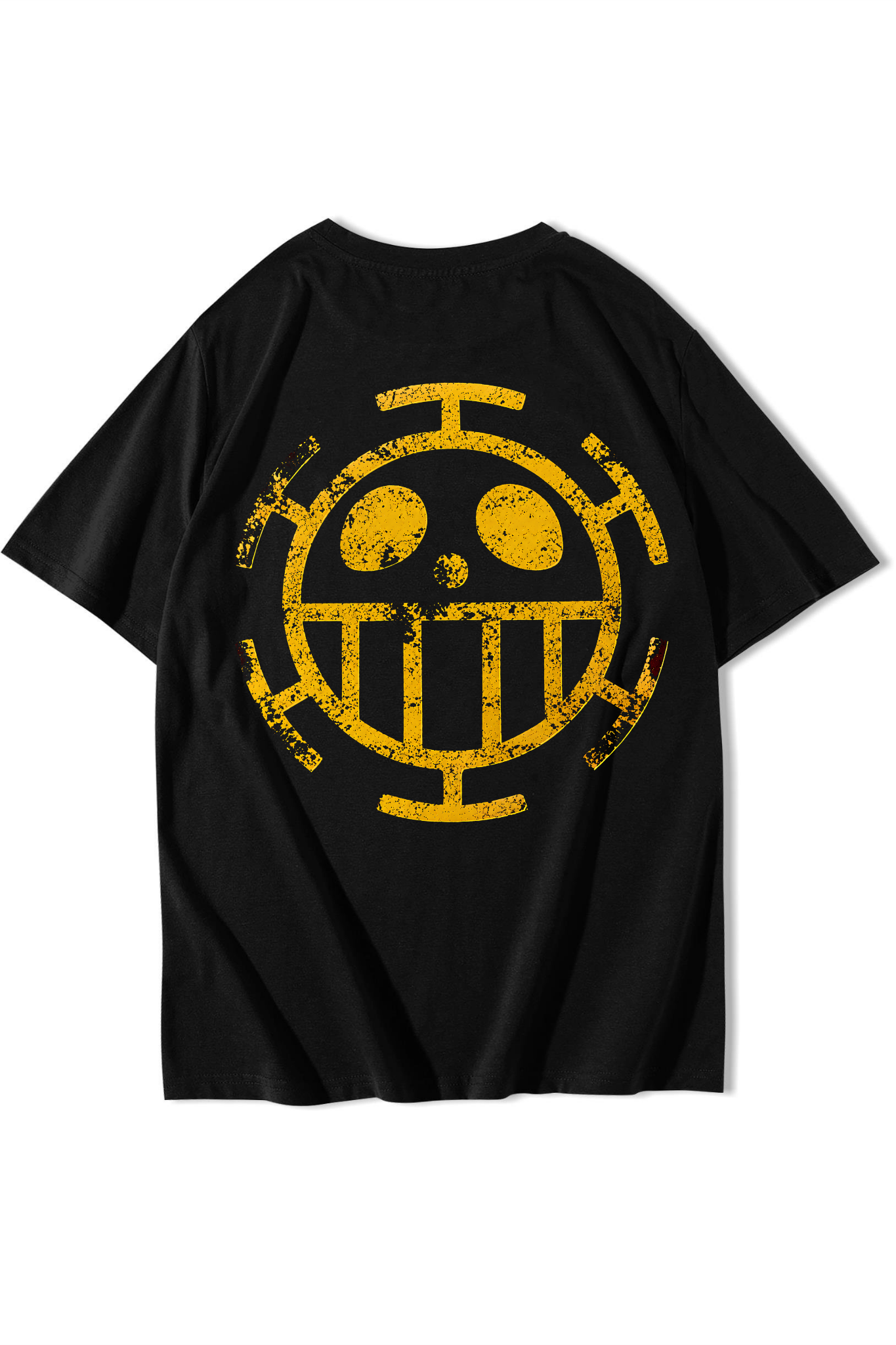 BRZ Collection Unisex Oversize Trafalgar Low-One Piece T-shirt Siyah
