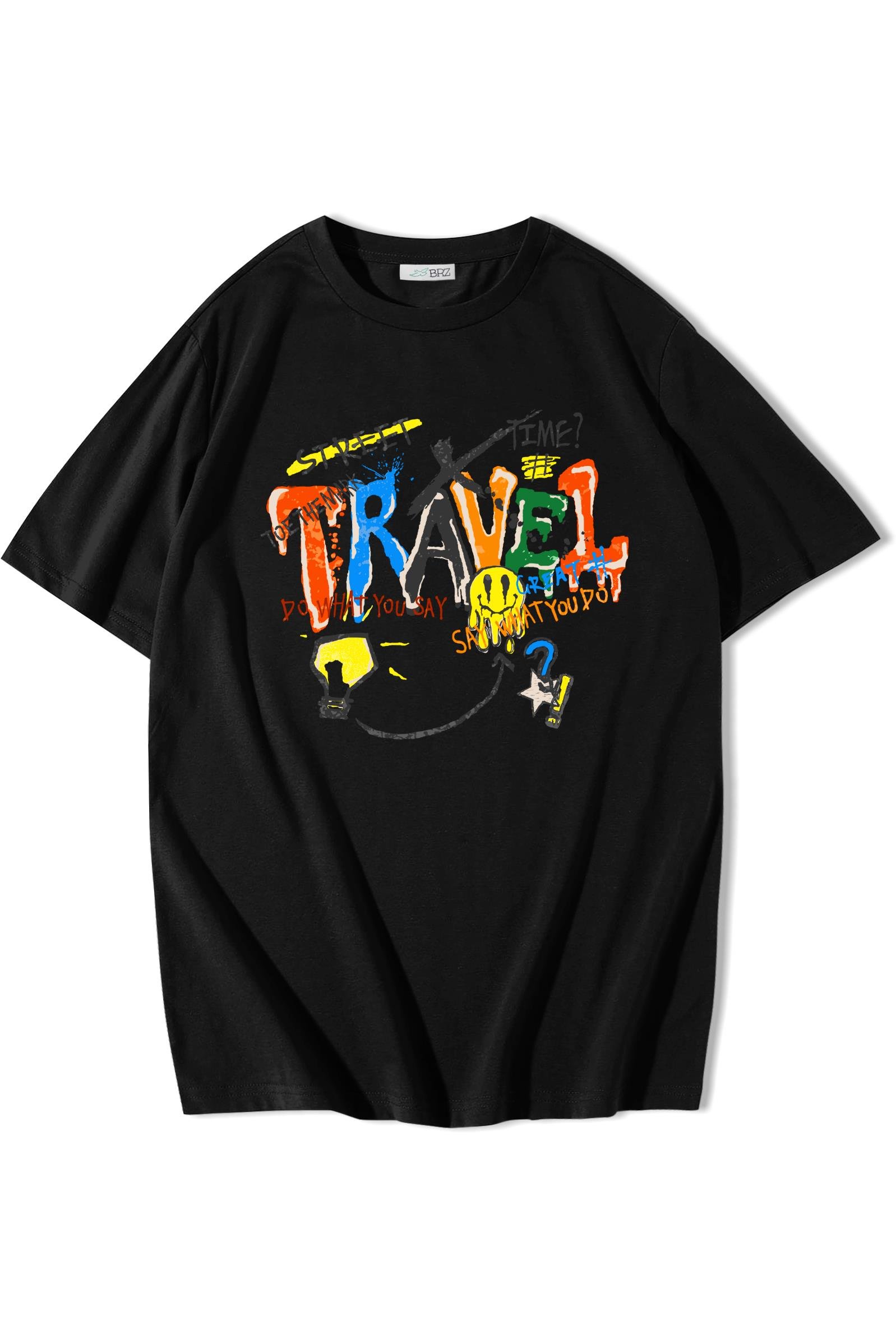 BRZ Collection Unisex Oversize Travel T-shirt