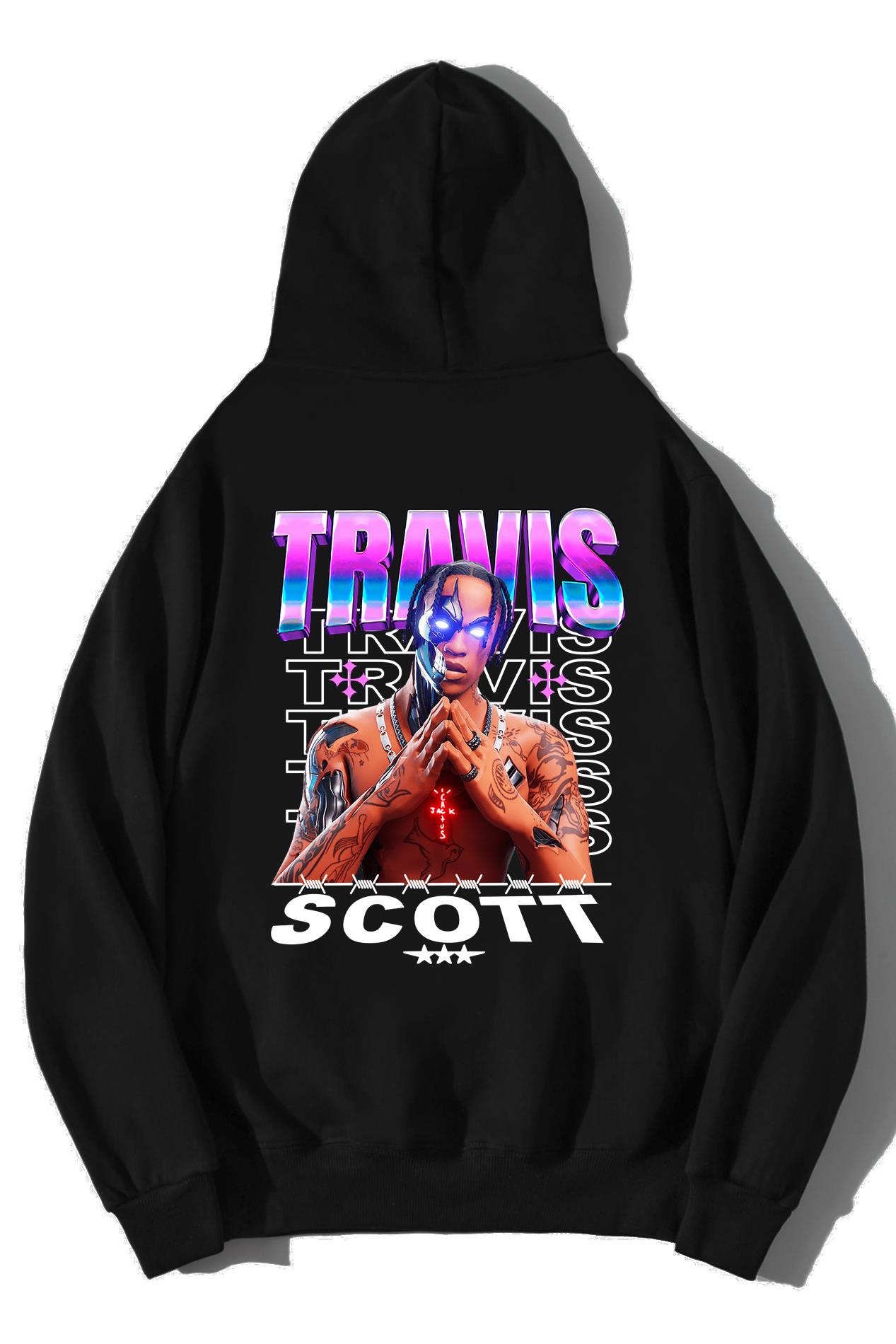 BRZ Collection Unisex Oversize Travis Scott Cactus Jack Fort Hoodie