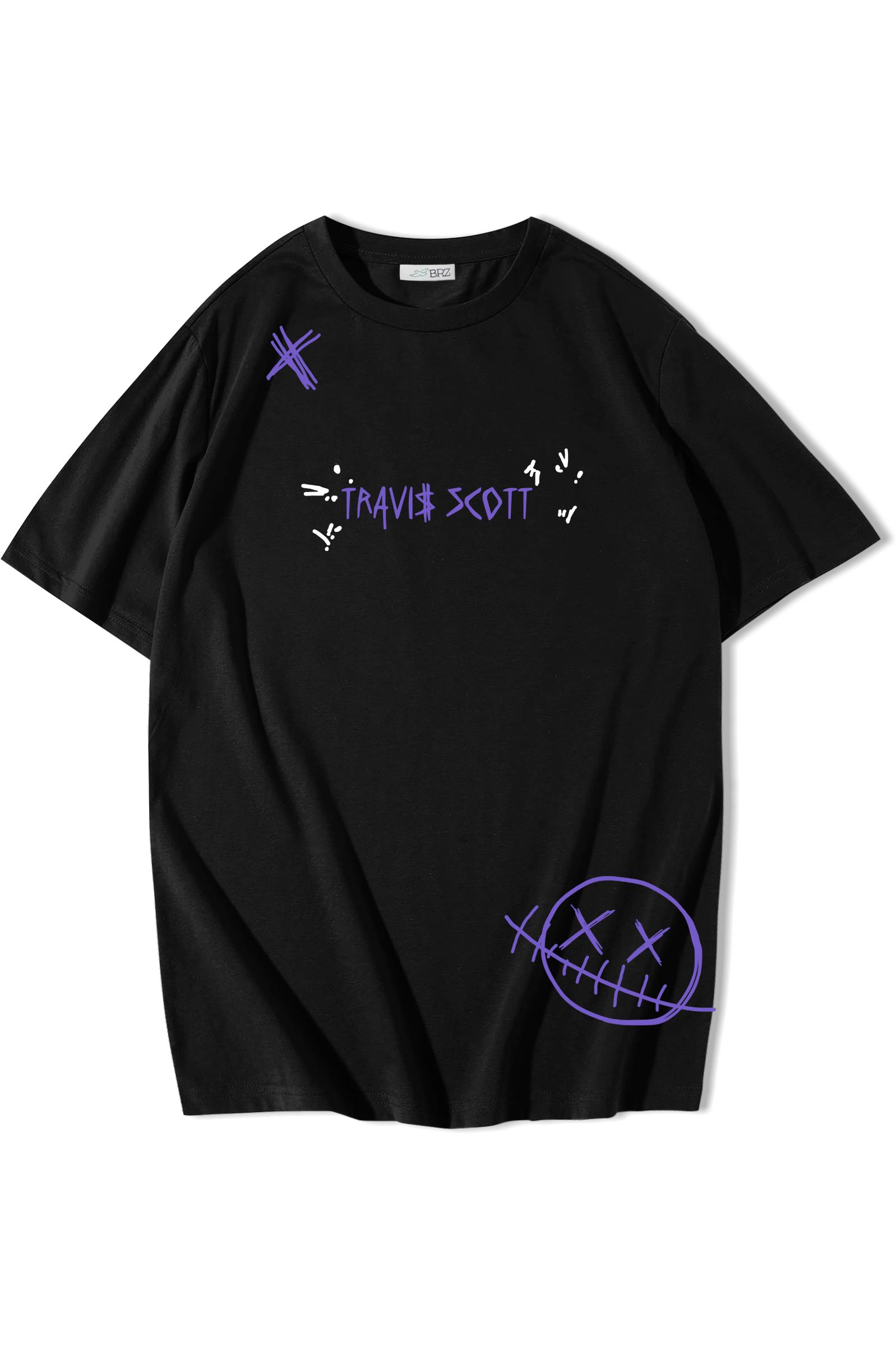 BRZ Collection Unisex Oversize Travis Scott Astroworld T-shirt