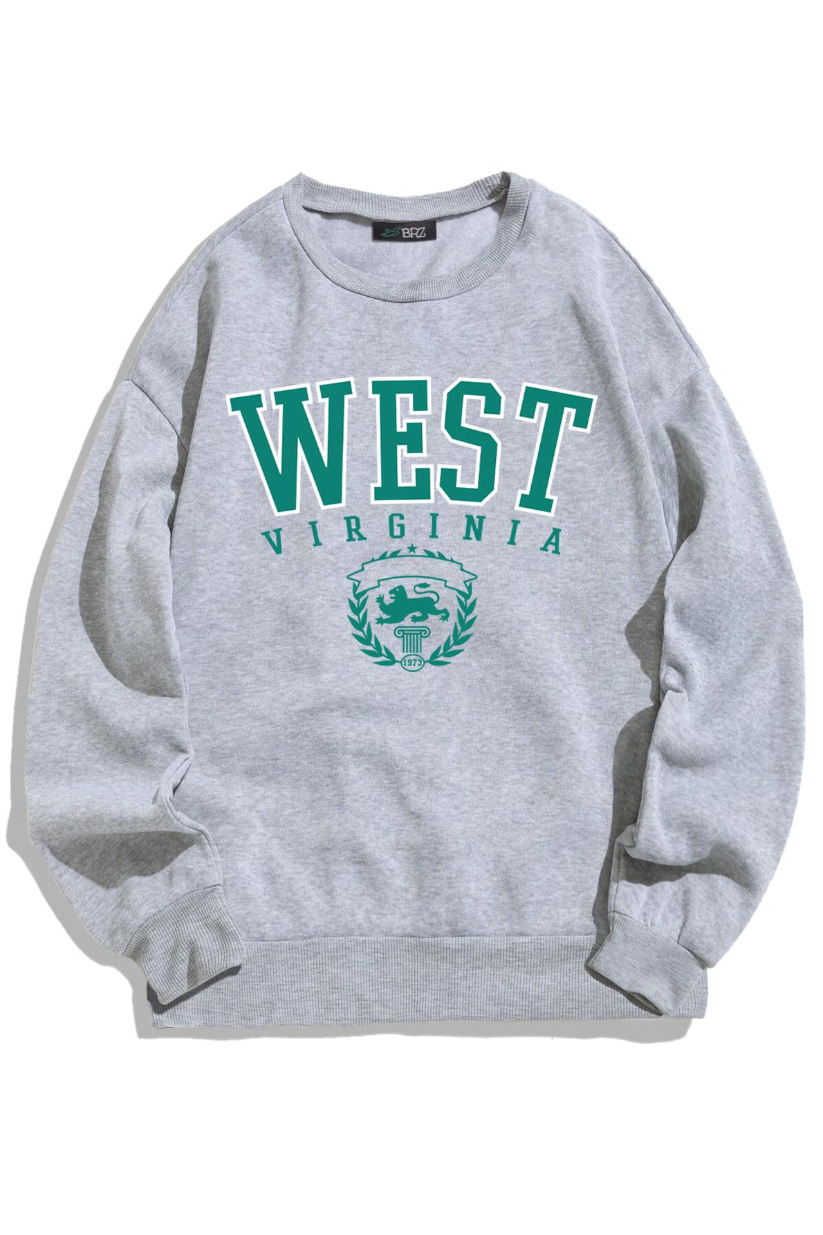 BRZ Collection Unisex Oversize West Virginia Sweatshirt