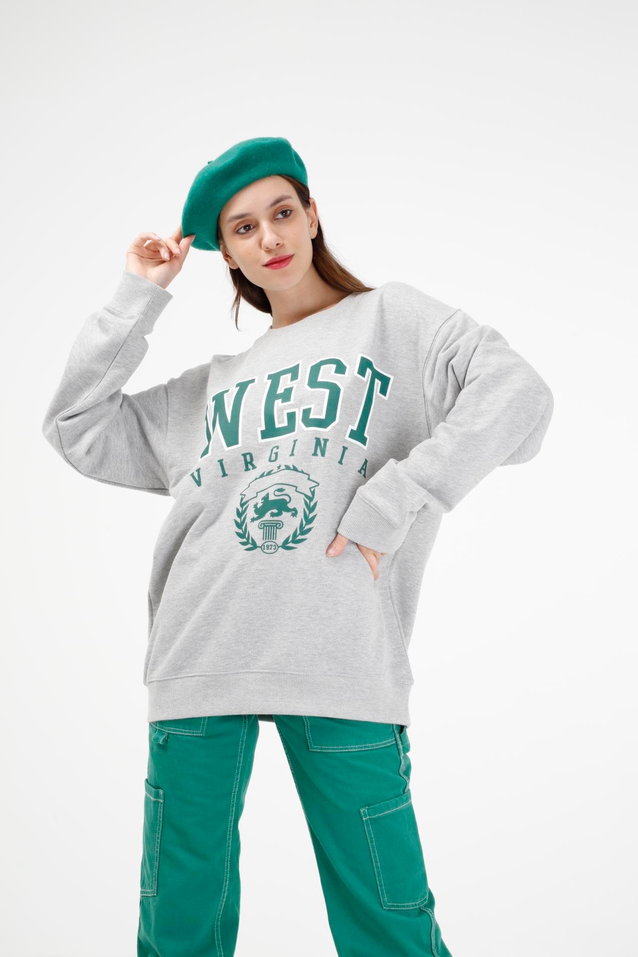 BRZ Collection Unisex Oversize West Virginia Sweatshirt