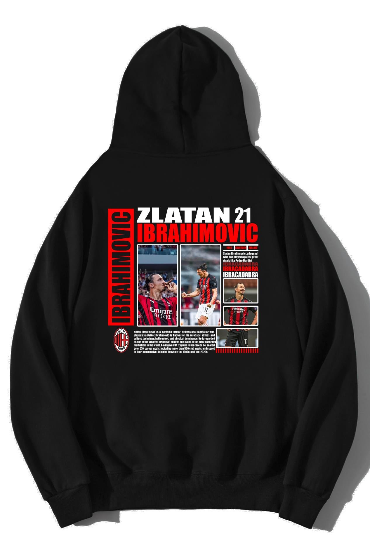 BRZ Collection Unisex Oversize Zlatan Ibrahimovic Hoodie
