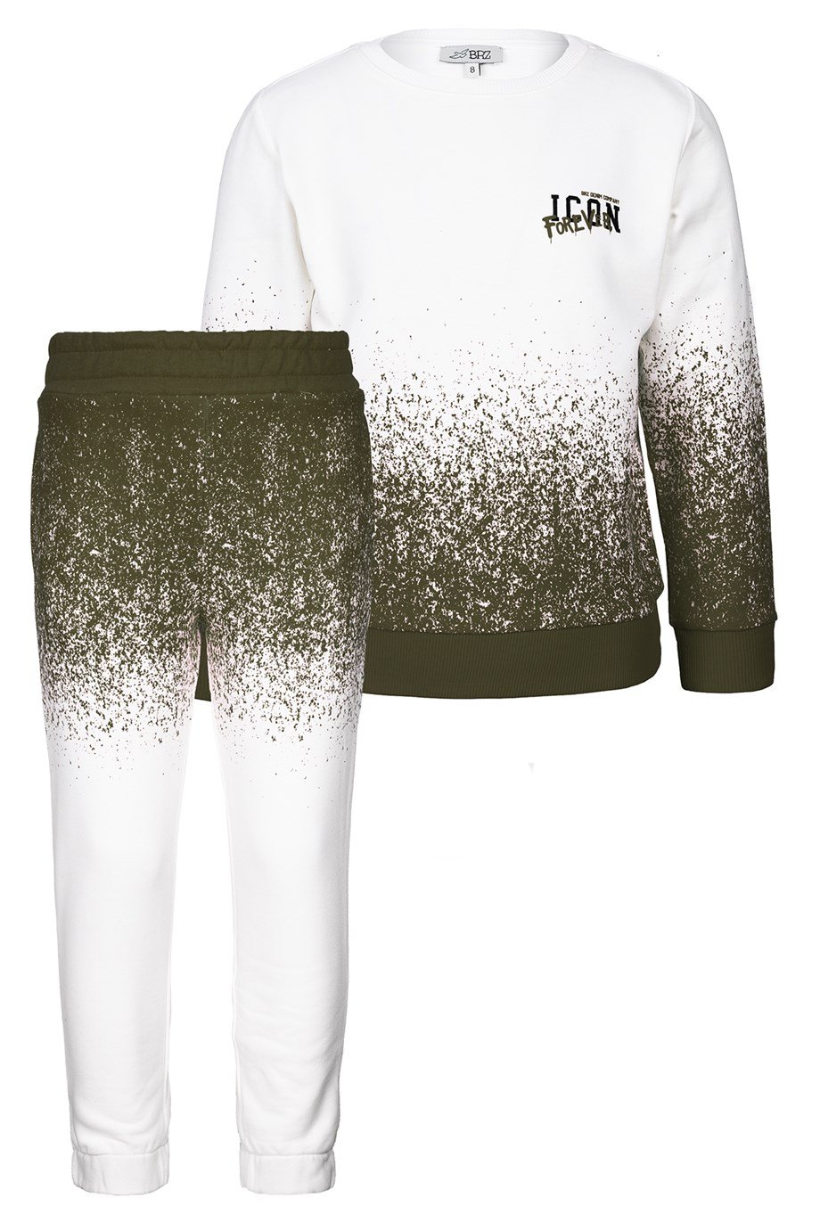 BRZ Kids Baskılı Erkek Çocuk Sweatshirt Pantolon Takım