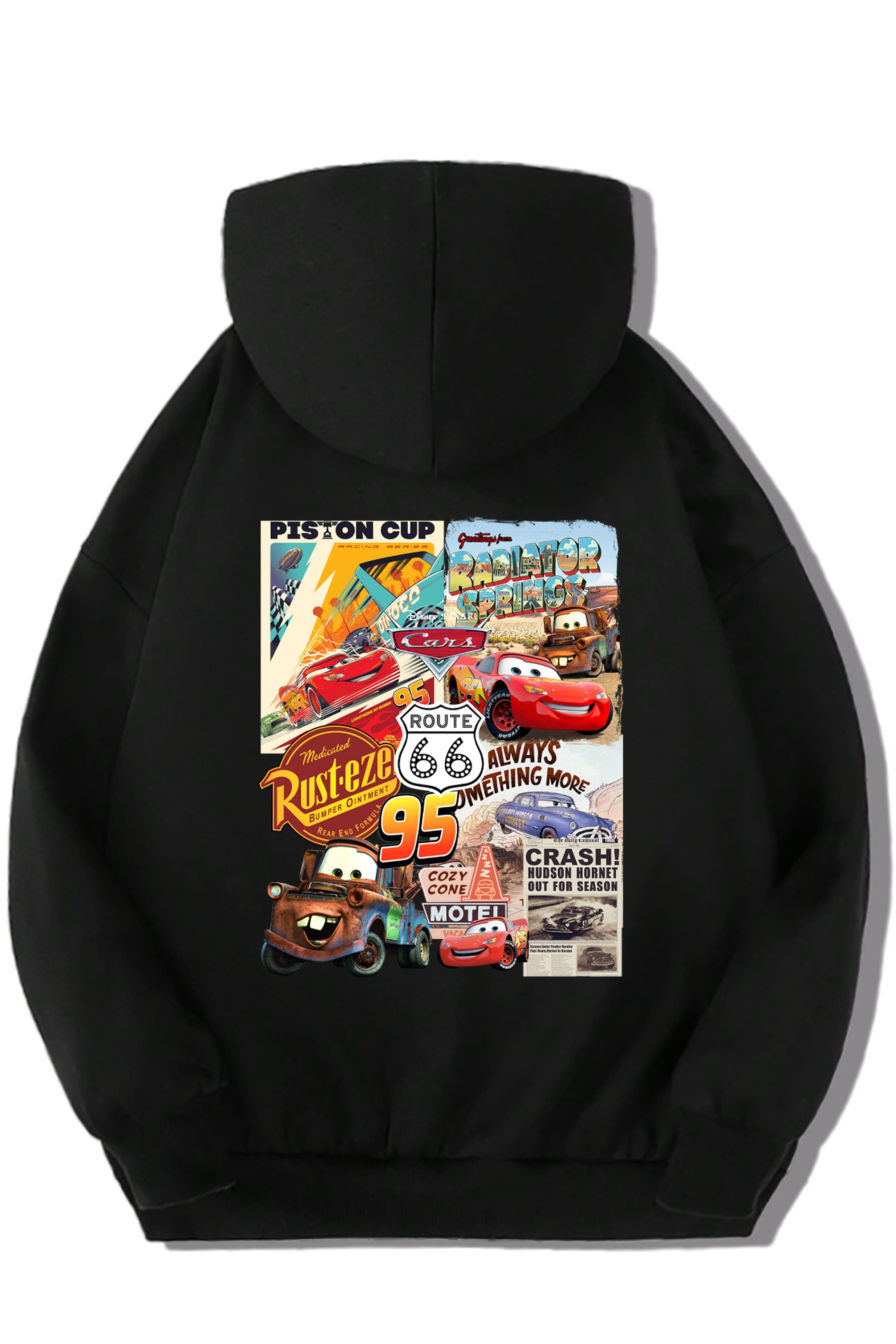 BRZ Kids Unisex Çocuk Arabalar (Cars) Hoodie