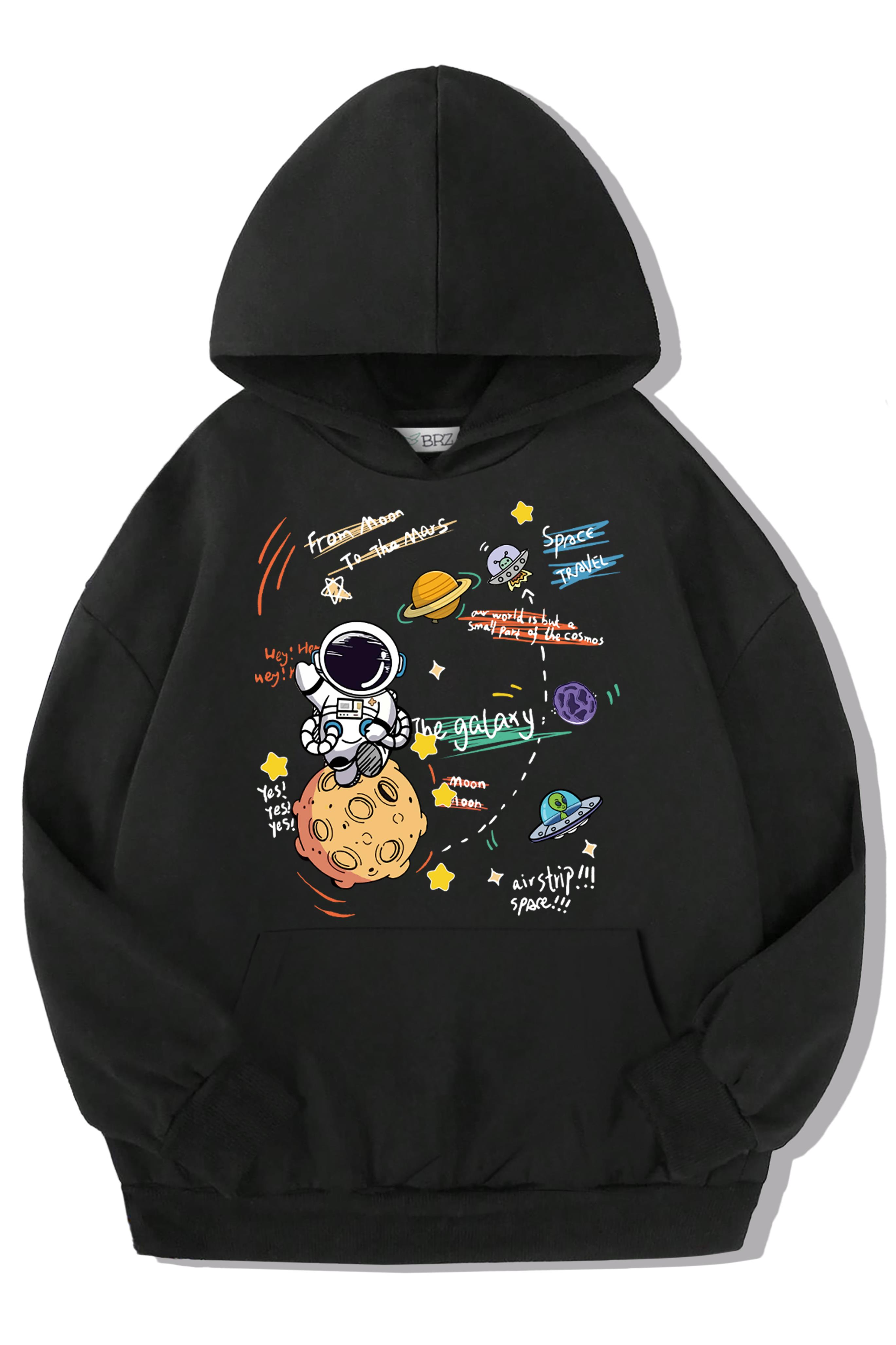 BRZ Kids Unisex Çocuk Astronaut Hoodie