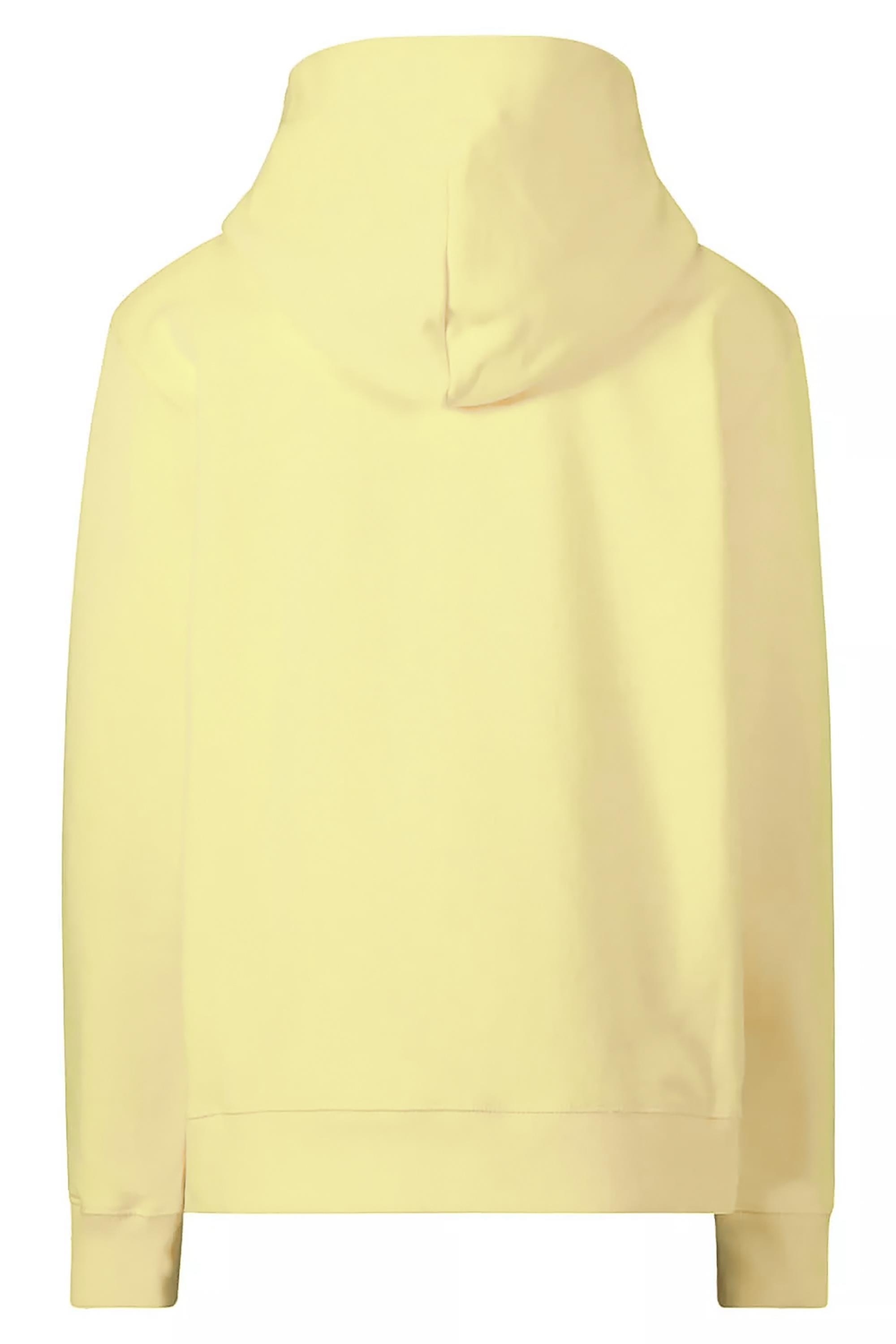 BRZ Kids Unisex Çocuk Basic Hoodie Limon Sarısı
