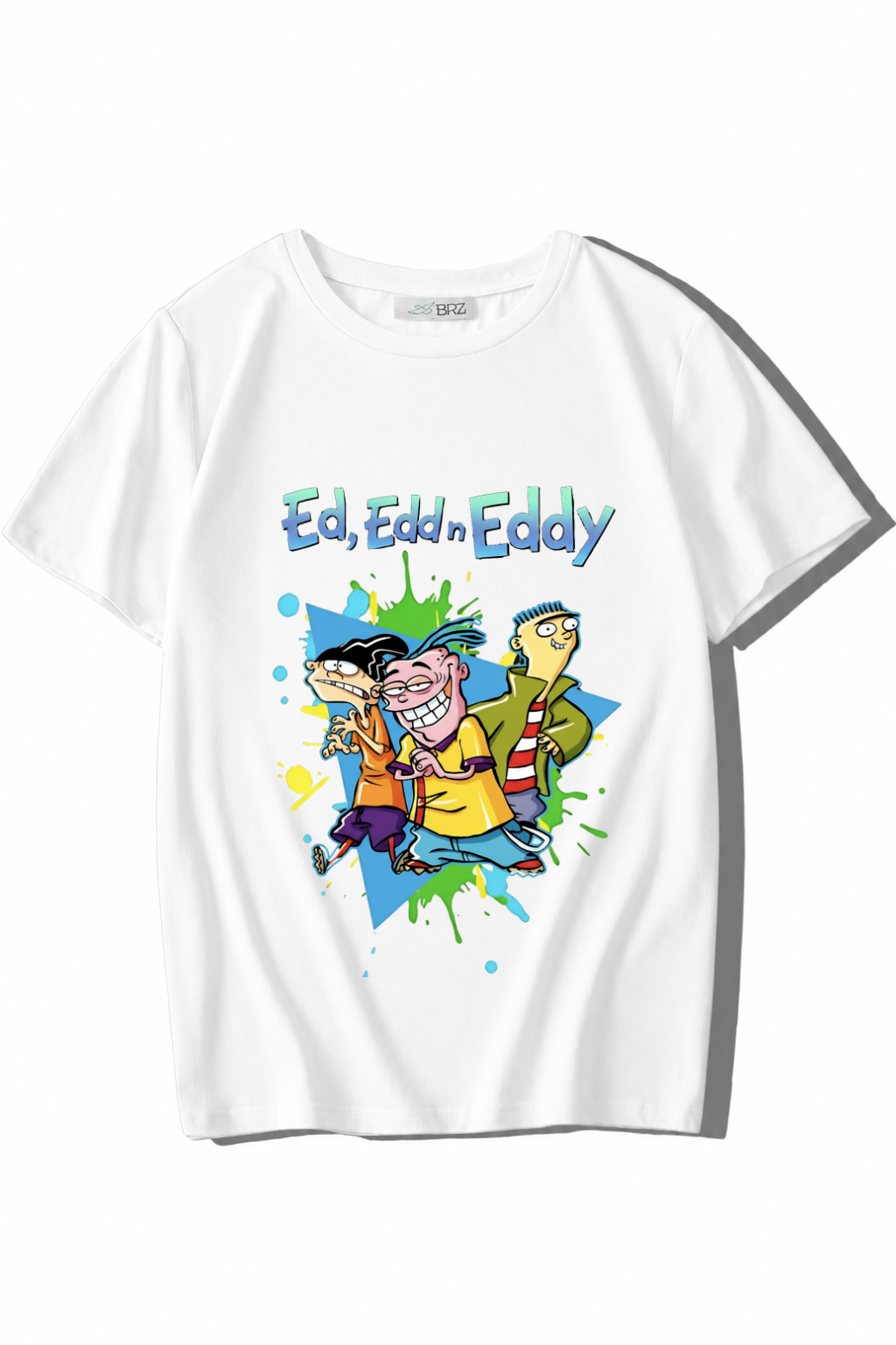BRZ Kids Unisex Çocuk Ed, Edd n Eddy T-shirt Beyaz