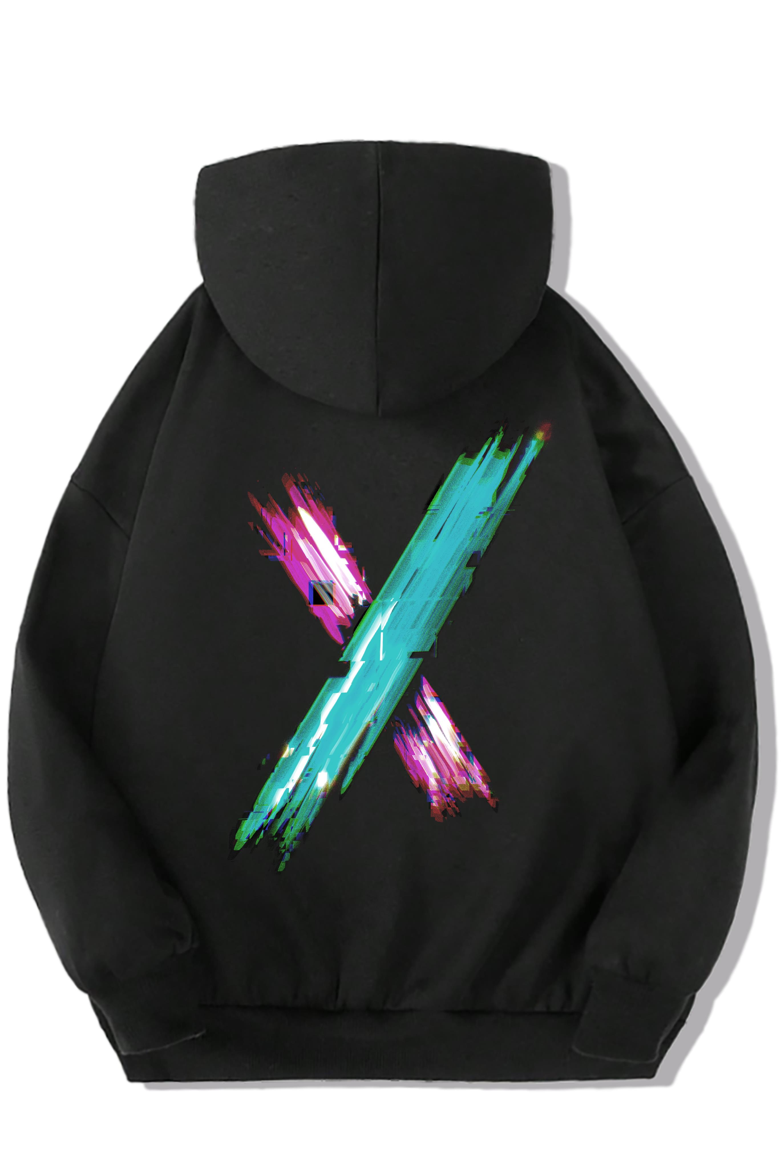 BRZ Kids Unisex Çocuk Electric X Logo Hoodie