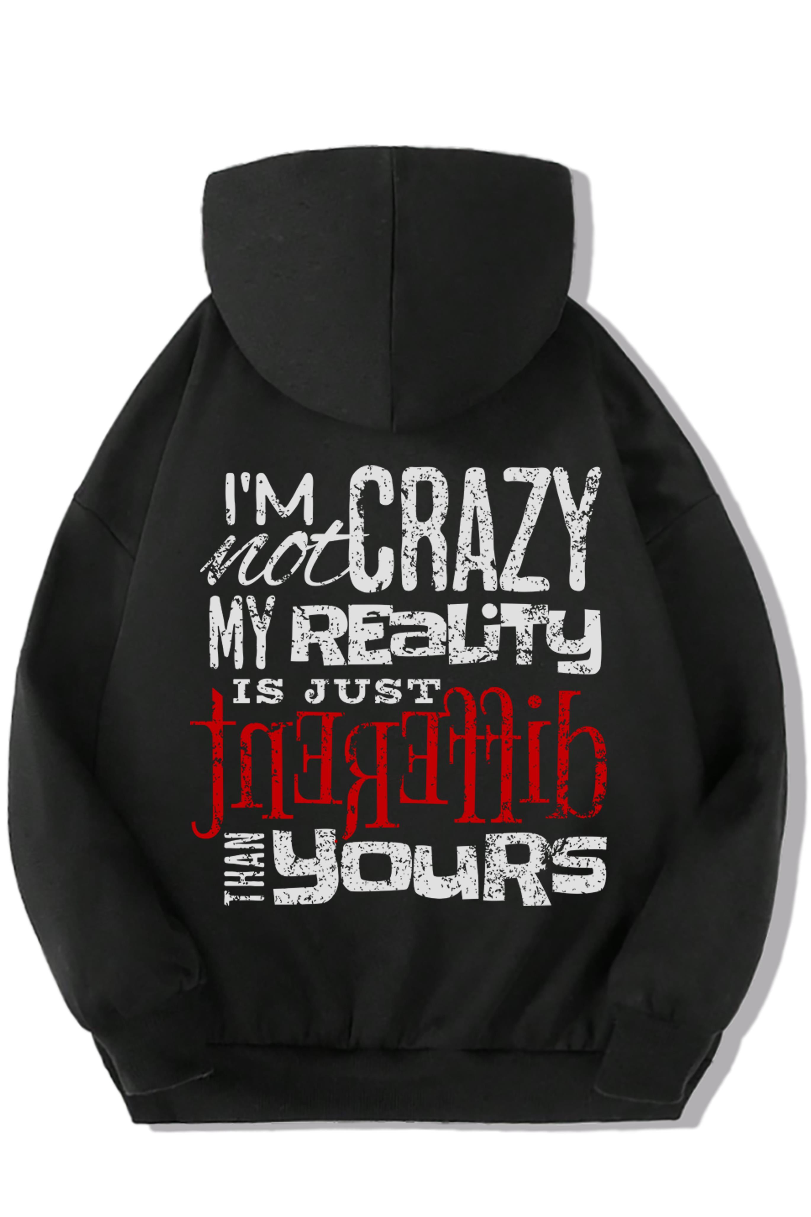 BRZ Kids Unisex Çocuk I'm Not Crazy Hoodie