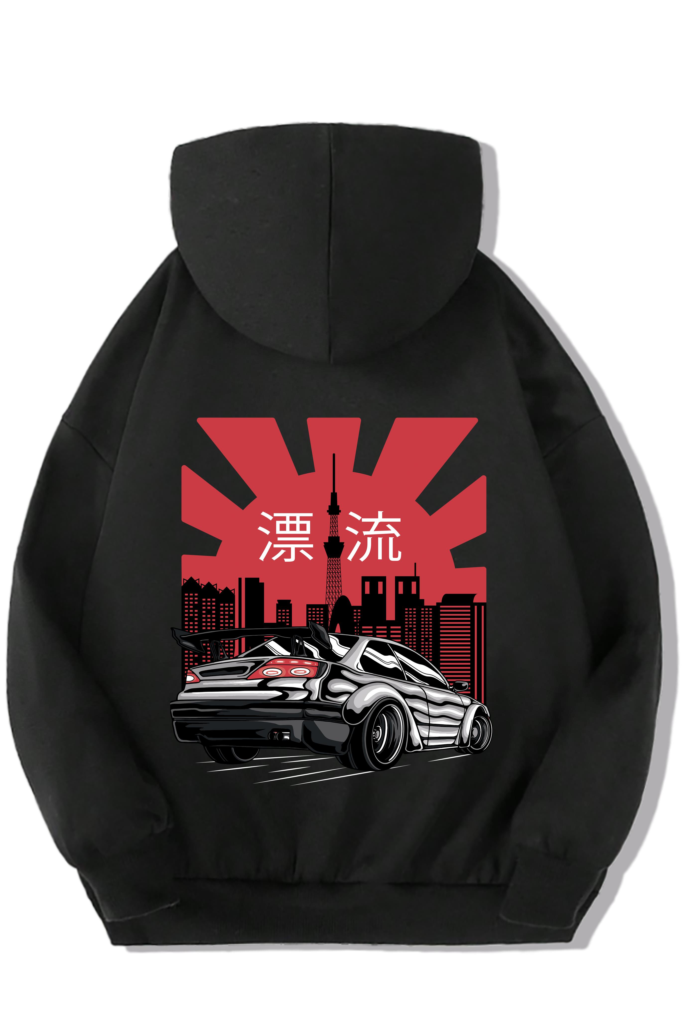 BRZ Kids Unisex Çocuk Japanese City Sport Car Hoodie