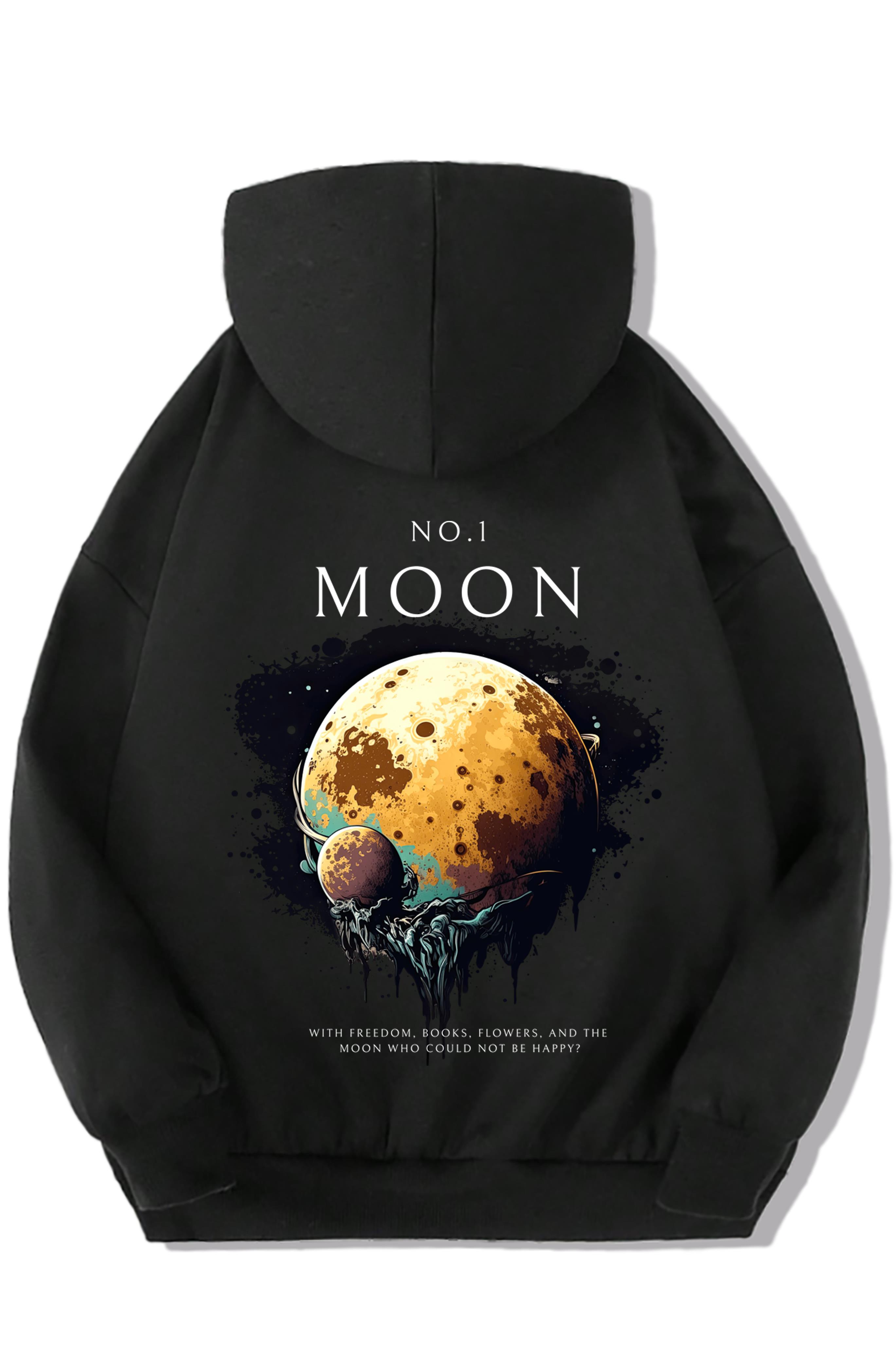 BRZ Kids Unisex Çocuk No1 Moon Hoodie