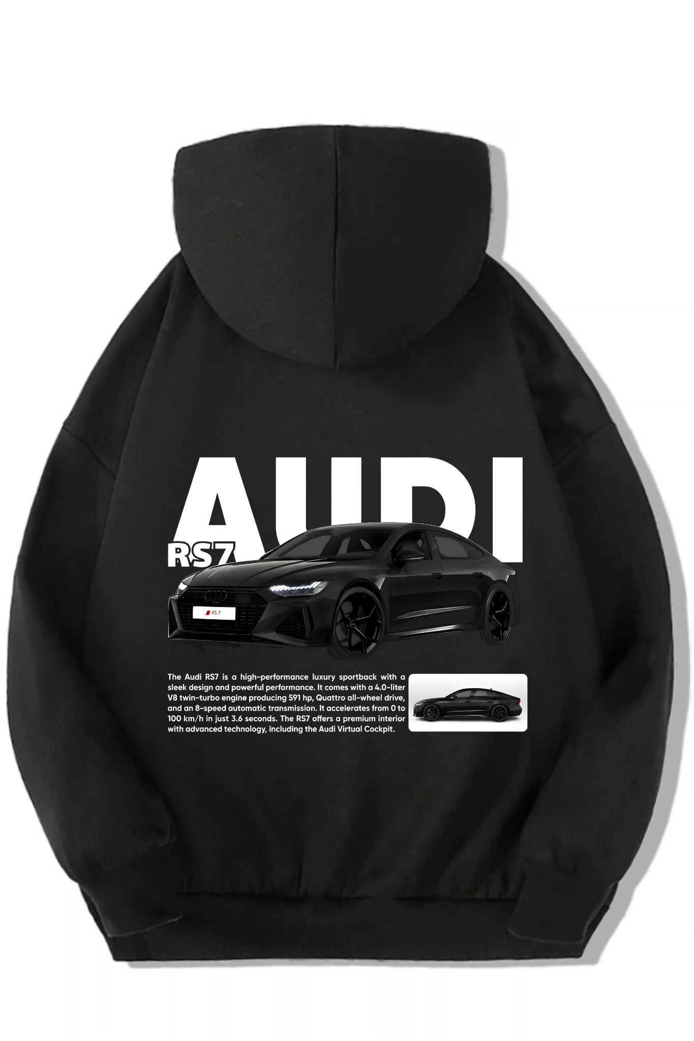 BRZ Kids Unisex Çocuk RS7 Audi Hoodie