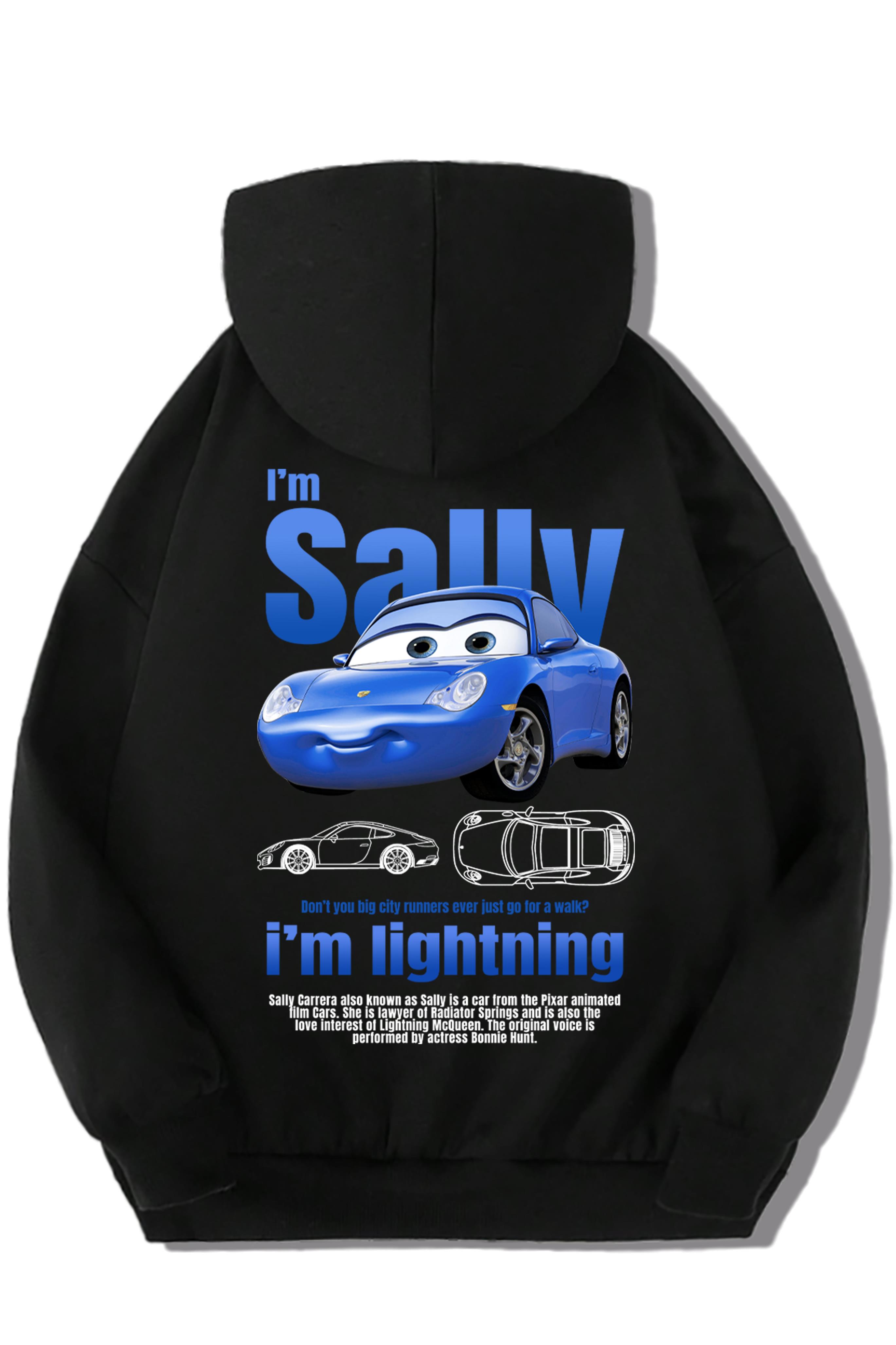 BRZ Kids Unisex Çocuk Sally Arabalar Hoodie