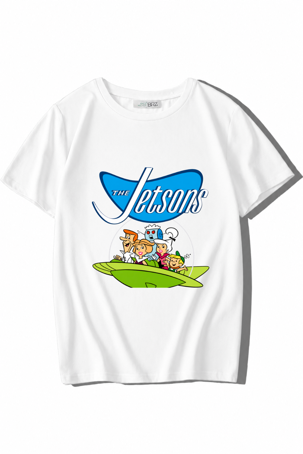 BRZ Kids Unisex Çocuk The Jetsons (Jetgiller) T-shirt Beyaz