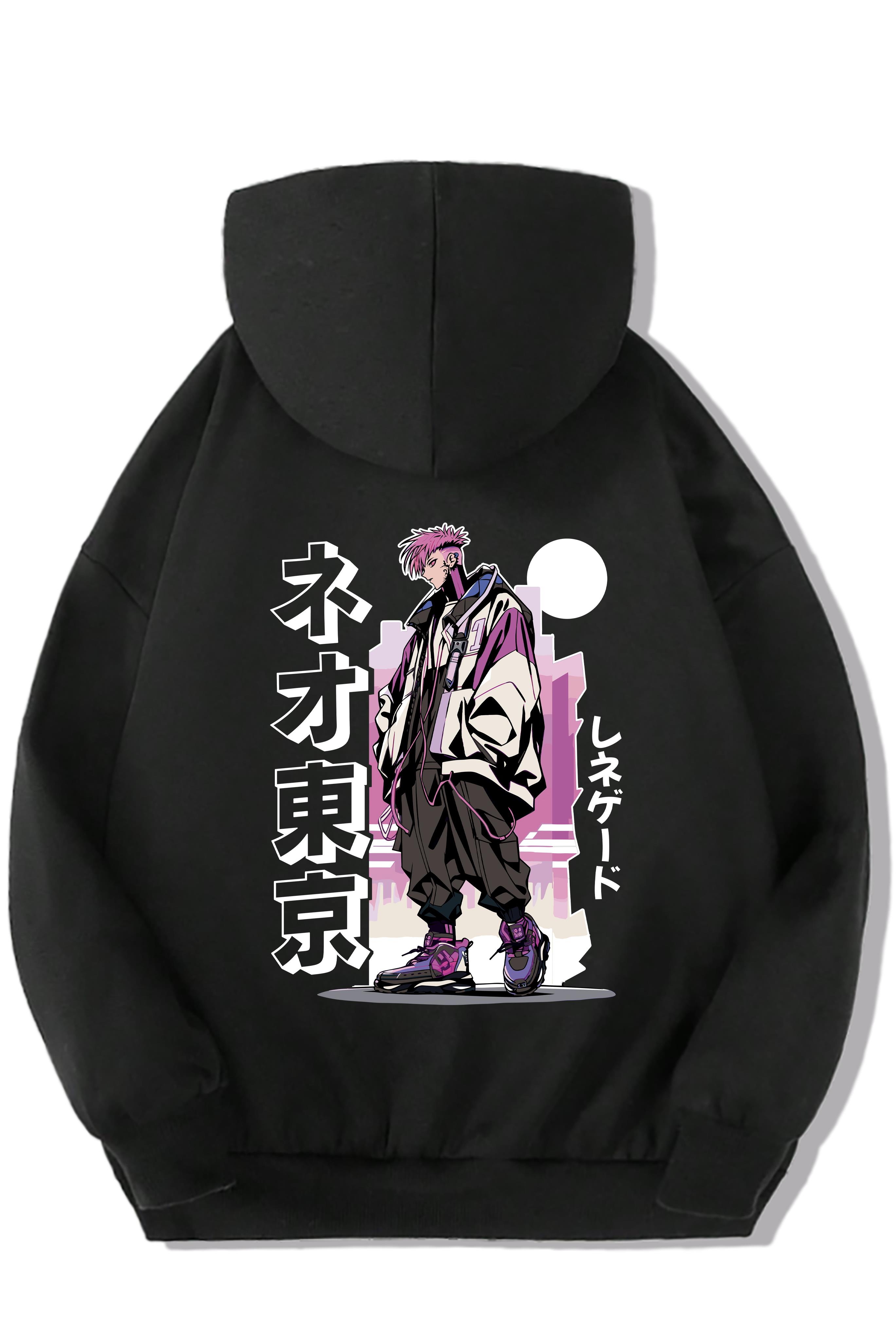 BRZ Kids Unisex Çocuk Tokyo City vs Man Hoodie