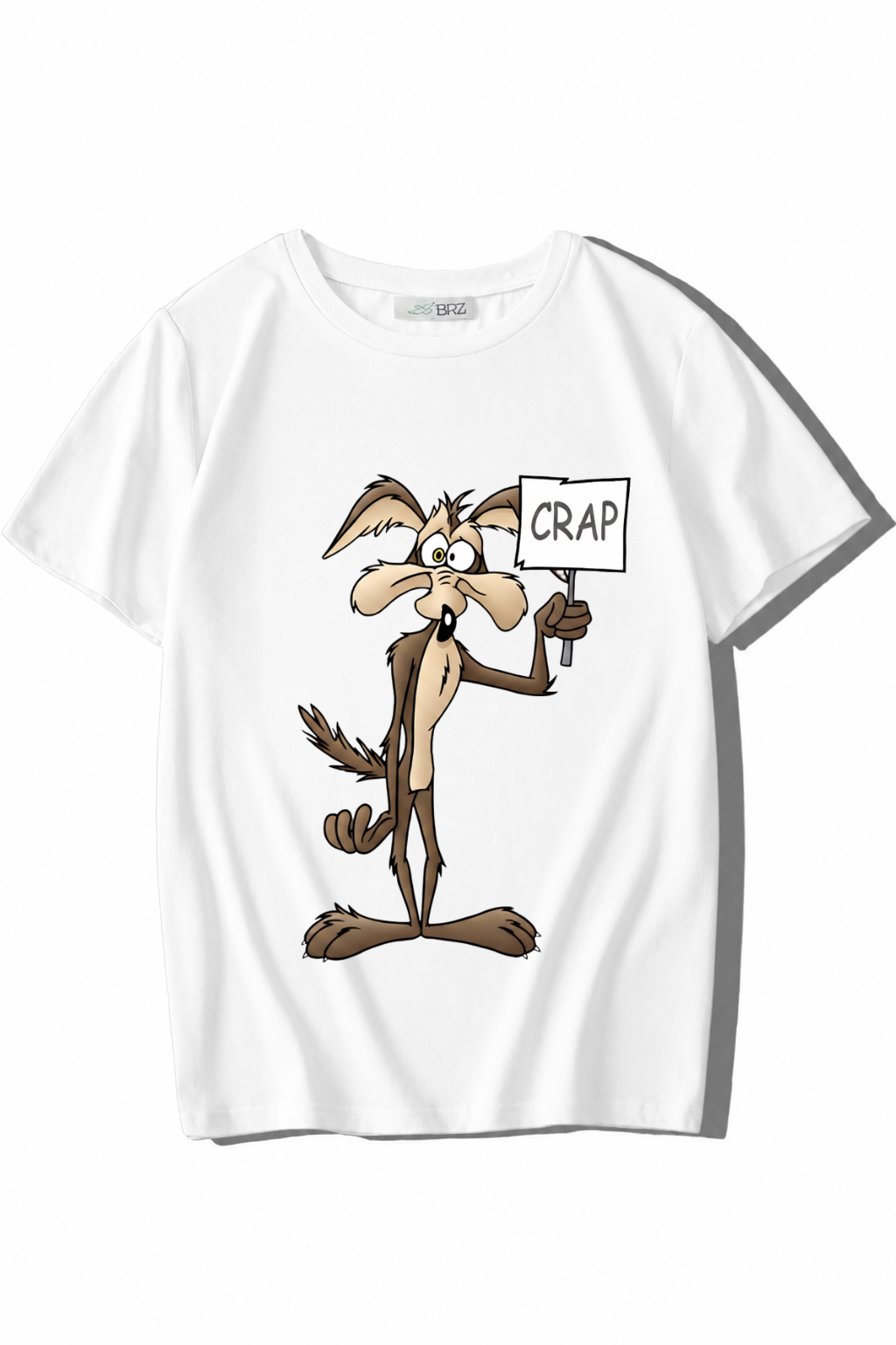 BRZ Kids Unisex Çocuk Wile Crap T-shirt Beyaz