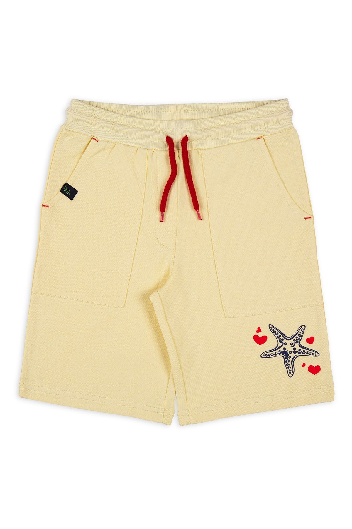 BRZ Kids Yıldız Baskılı Kız Çocuk Şort