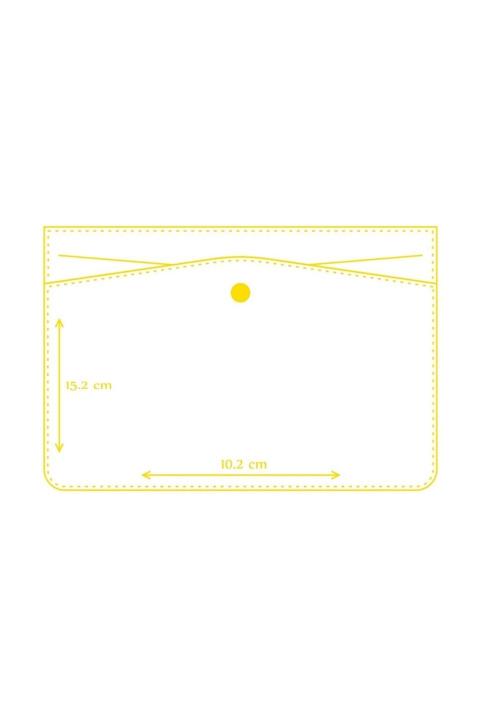 Flapp Deri Desenli Sarı Rfıd Korumalı Engelleyici Fermuarlı Bozukpara Gözlü Çanta Cüzdan