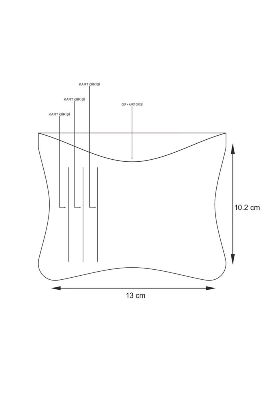 Flapp Deri Flotur Siyah Rfıd Korumalı Engelleyici Fermuarlı Bozukpara Gözlü Kadın Çanta Cüzdan