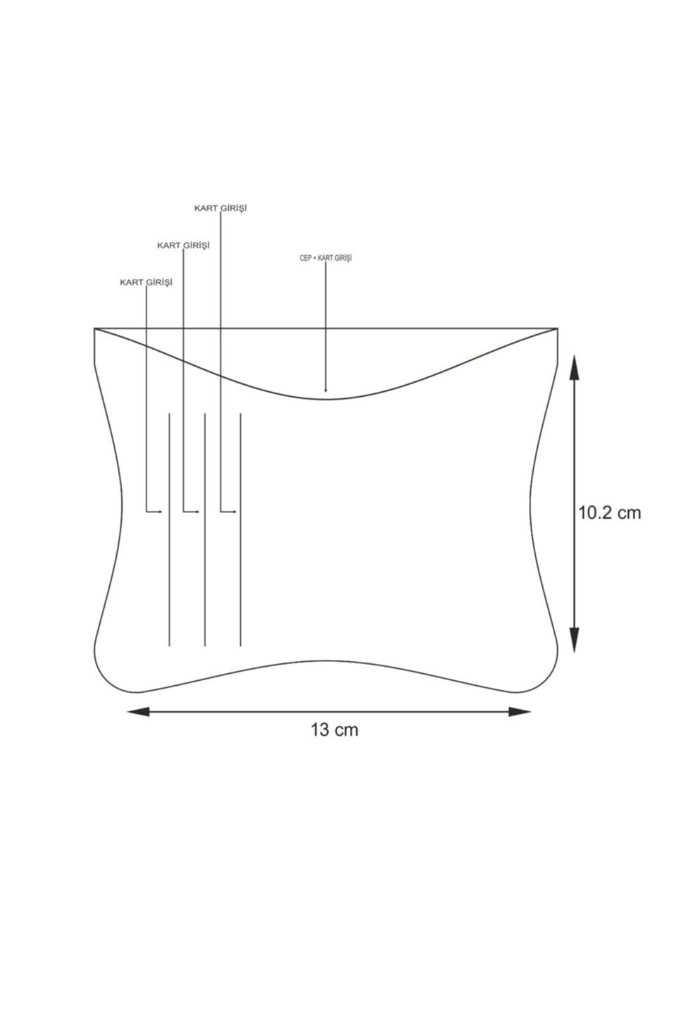 Flapp Deri Kahve Desenli Rfıd Korumalı Engelleyici Fermuarlı Bozukpara Gözlü Kadın Çanta Cüzdan
