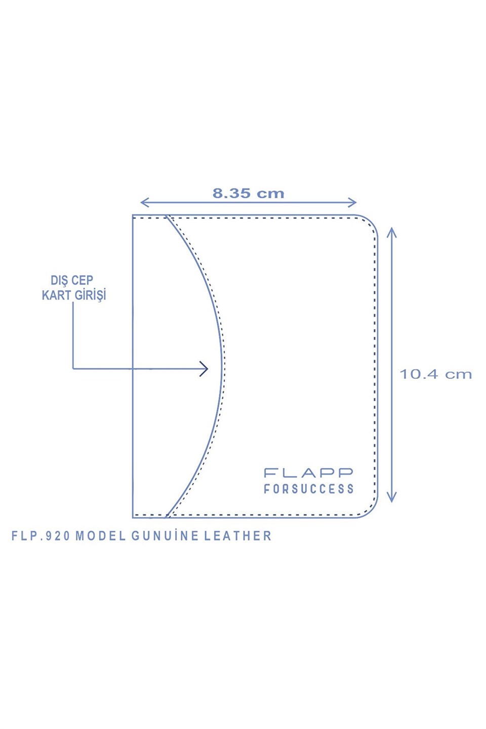 Flapp Hakiki Deri Crazy Yeşil Rfıd Korumalı Cüzdan Kartlık